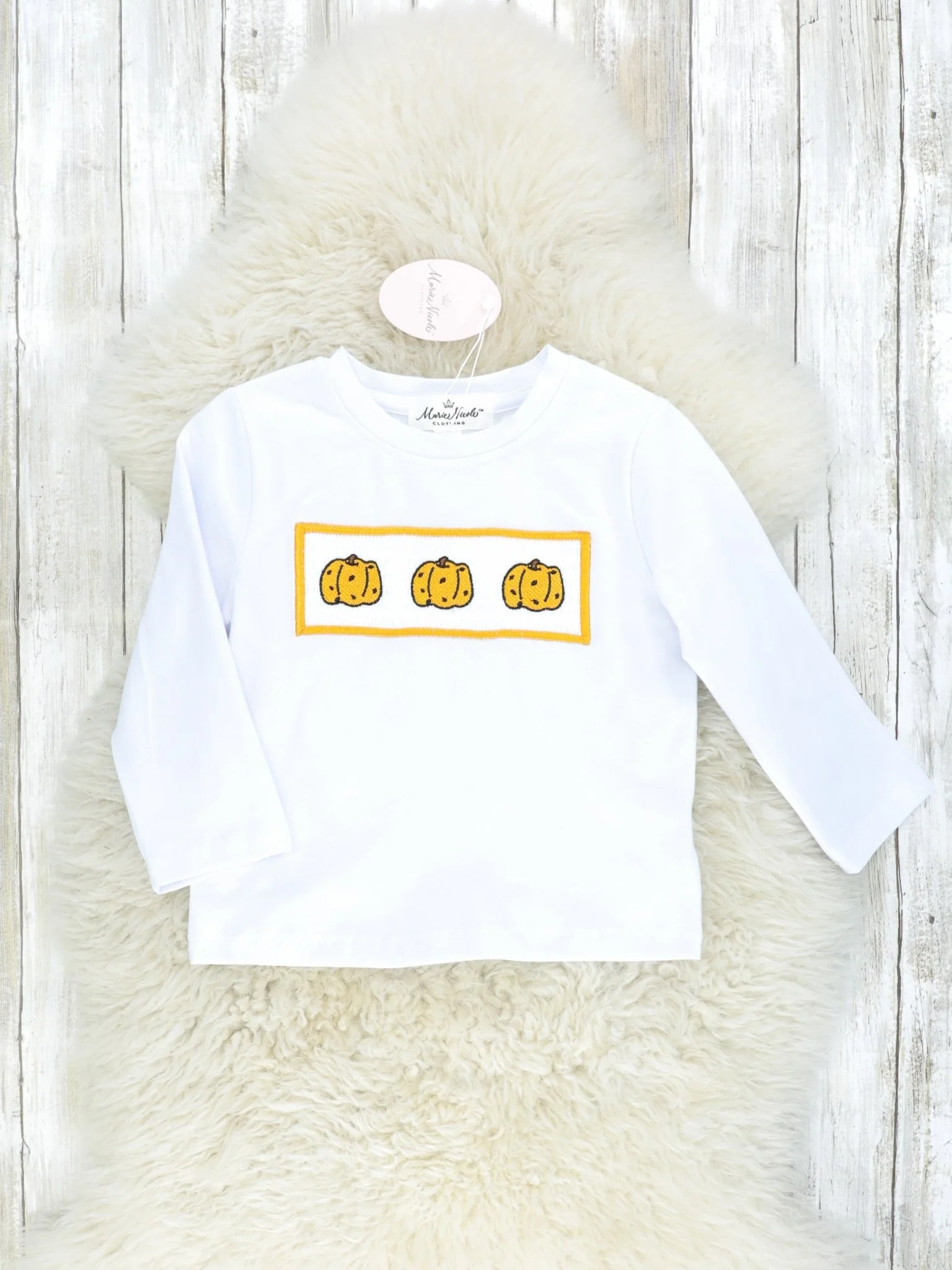 Pumpkin Spice & Spooky Nights Smocked Shirt