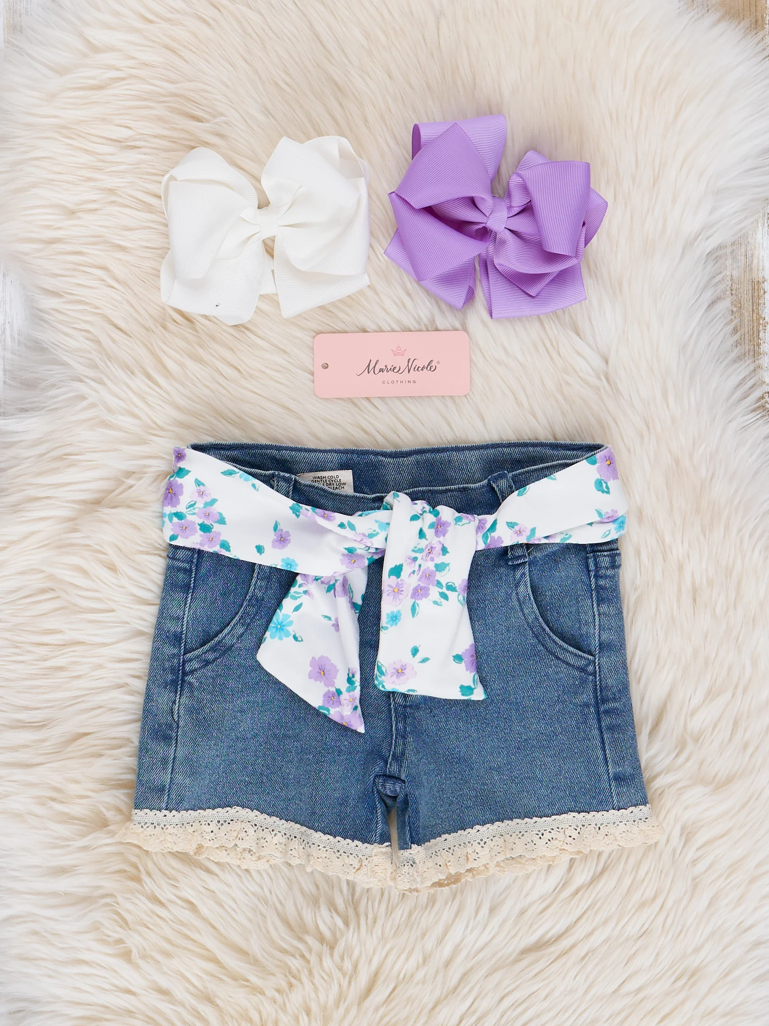 Purple "Best Day Ever" Denim Outfit - Image 3