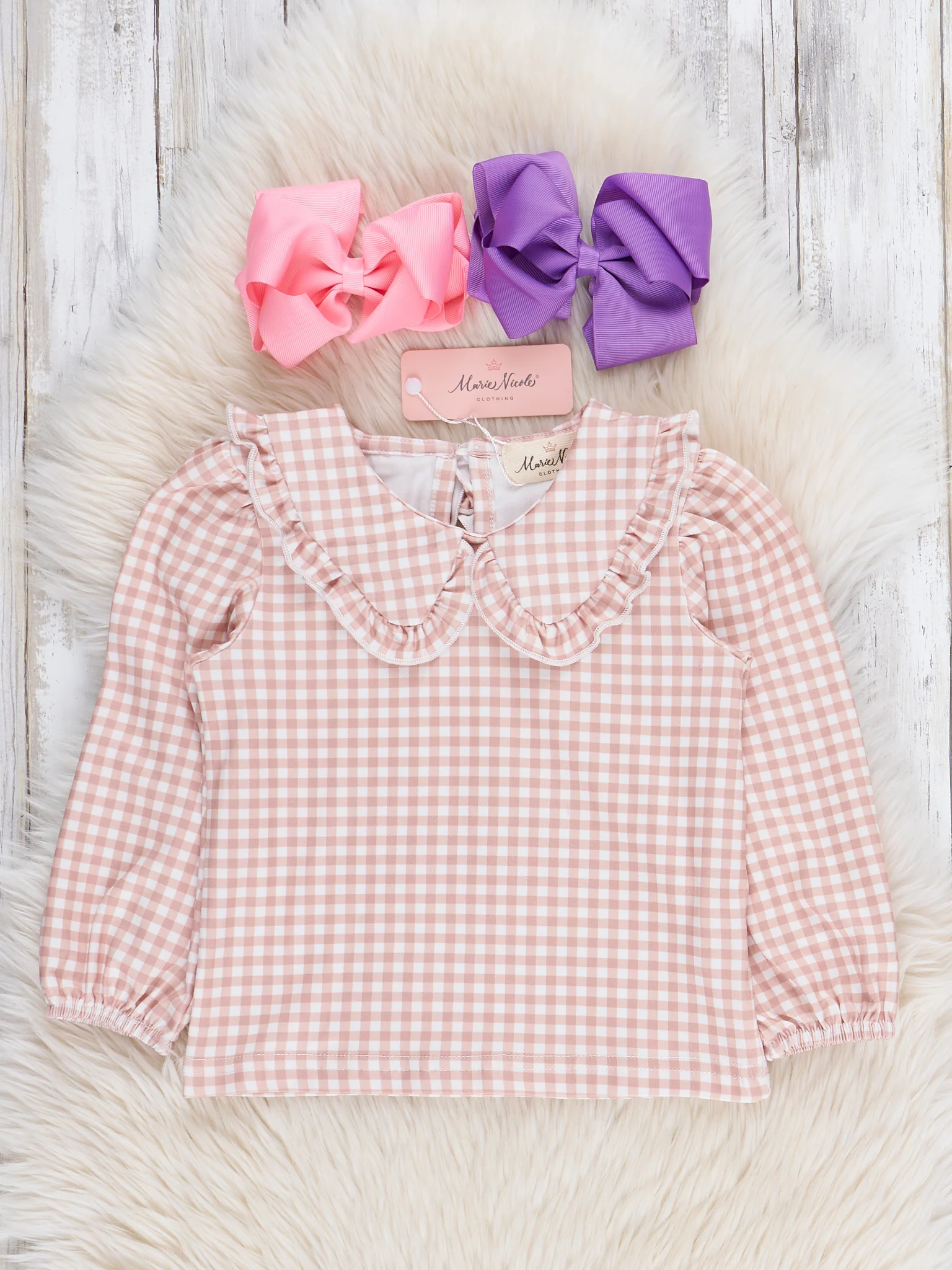 Purple Donuts Ruffle Skirtall Set - Image 3