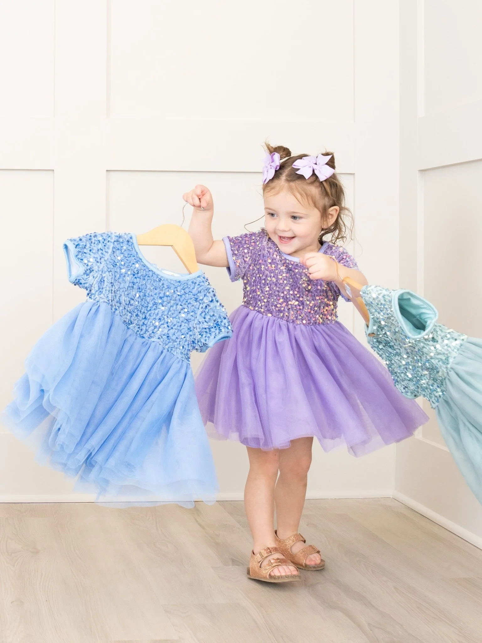 Purple Sparkly Tulle Dress - Image 3