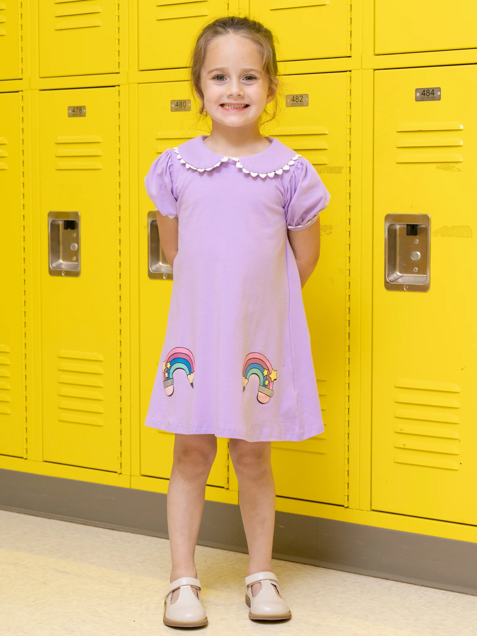 Rainbow Pencils Dress - Image 5