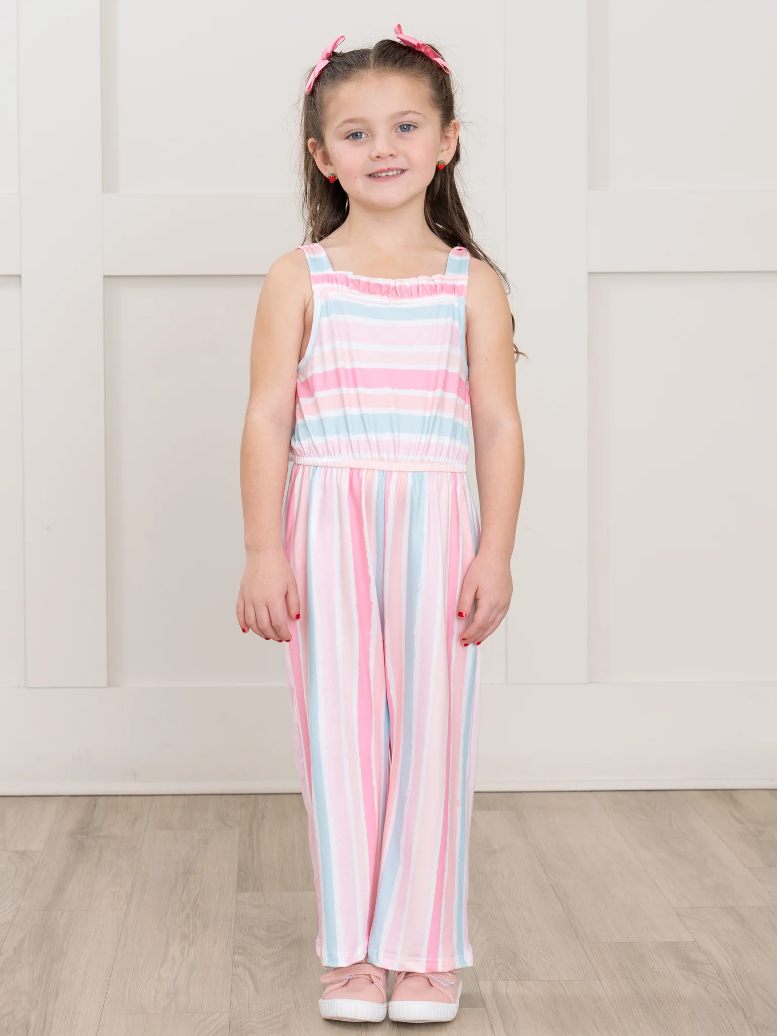 Rainbow Striped Jumpsuit