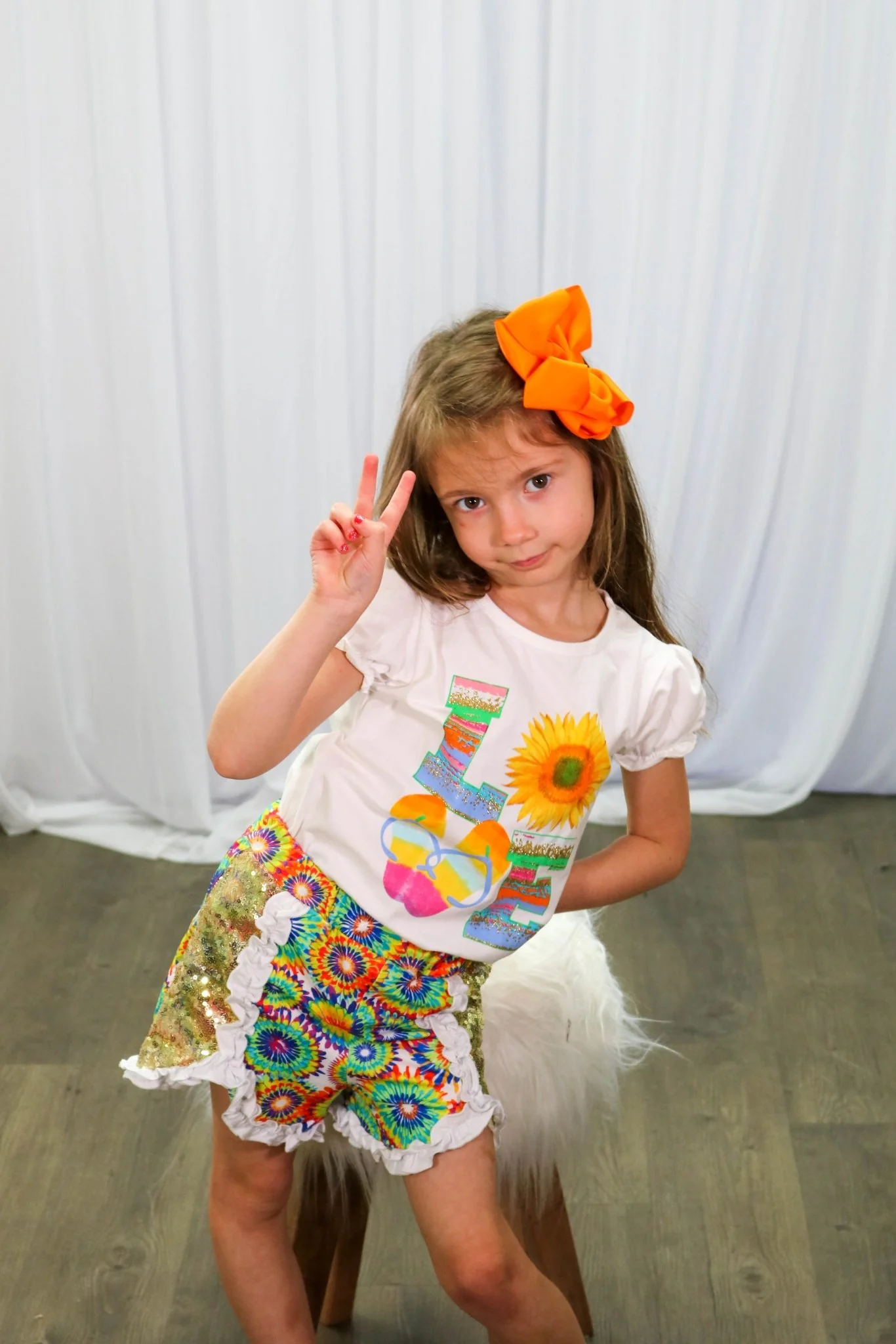 Rainbow Sunflower Love Outfit - Image 3