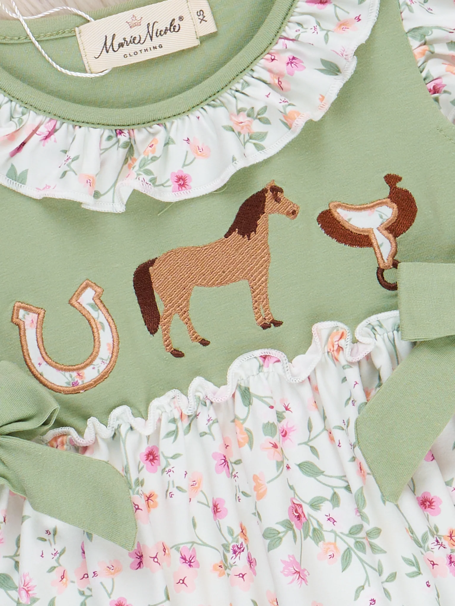 Ranch Friends Floral Ruffle Outfit - Image 3
