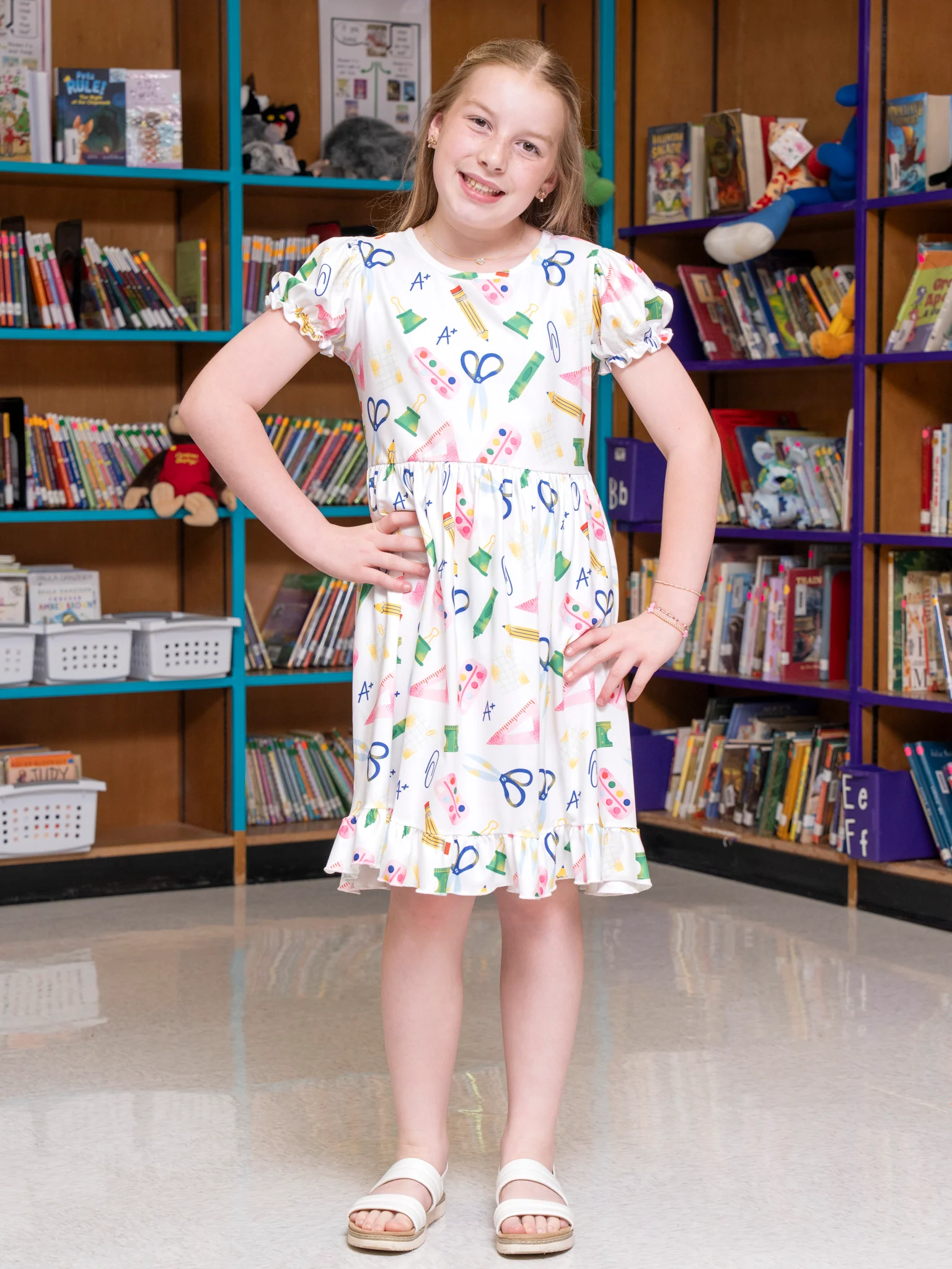 Ready for Class Ruffle Hem Dress - Image 3