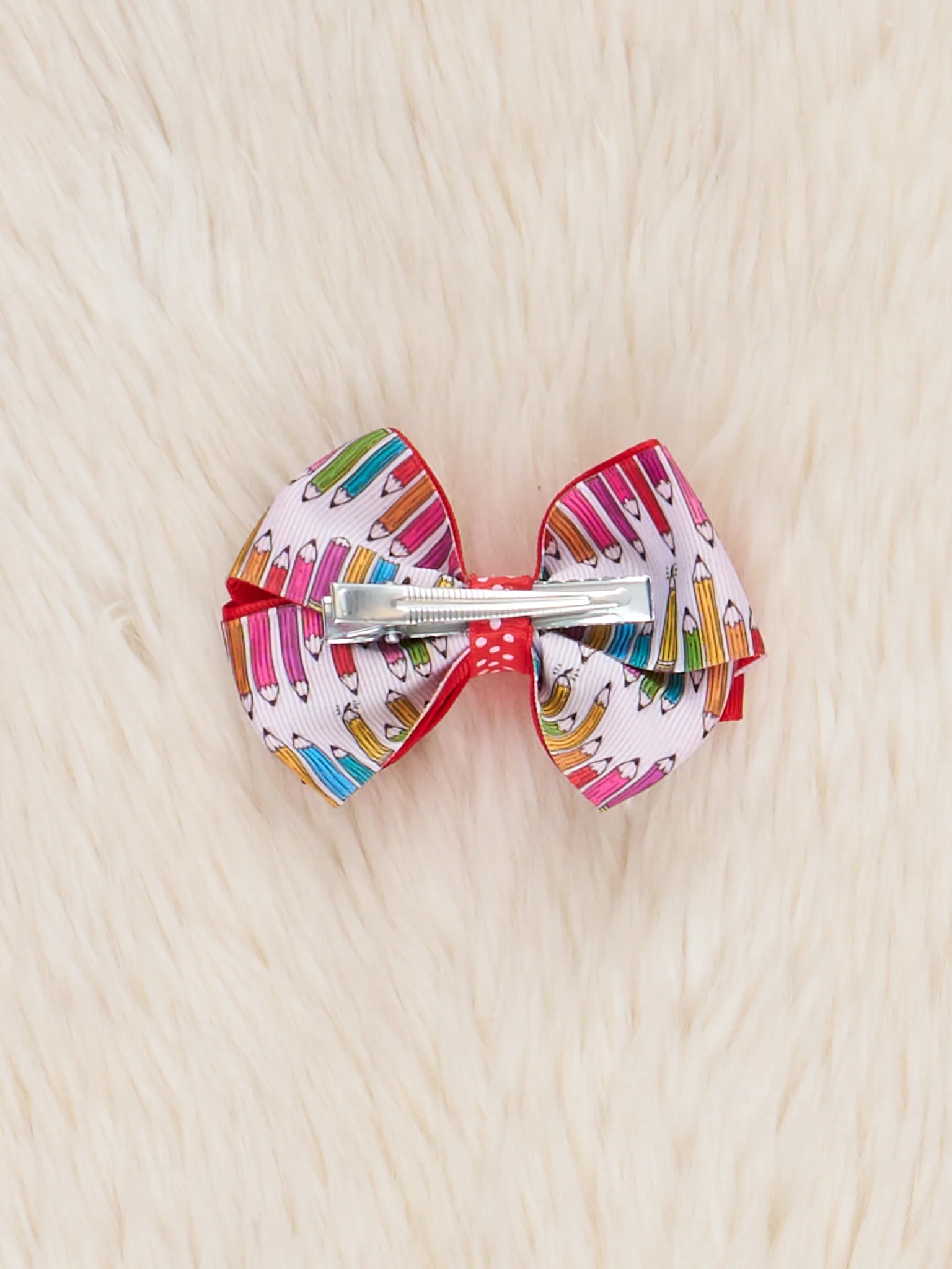 Red ABC Chalkboard Bow - Image 3