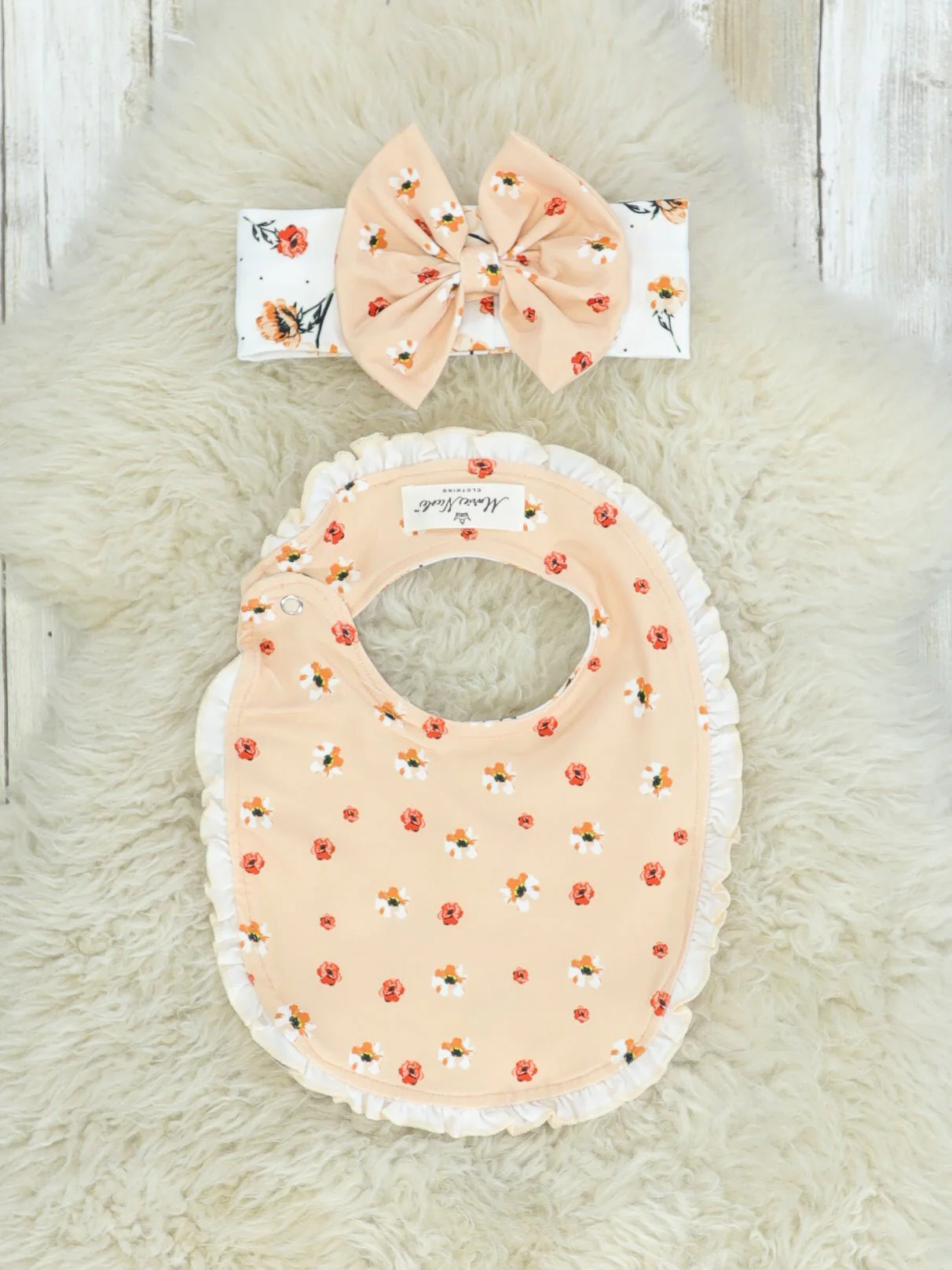 Marigold Collection Headband & Bib Set - Image 2