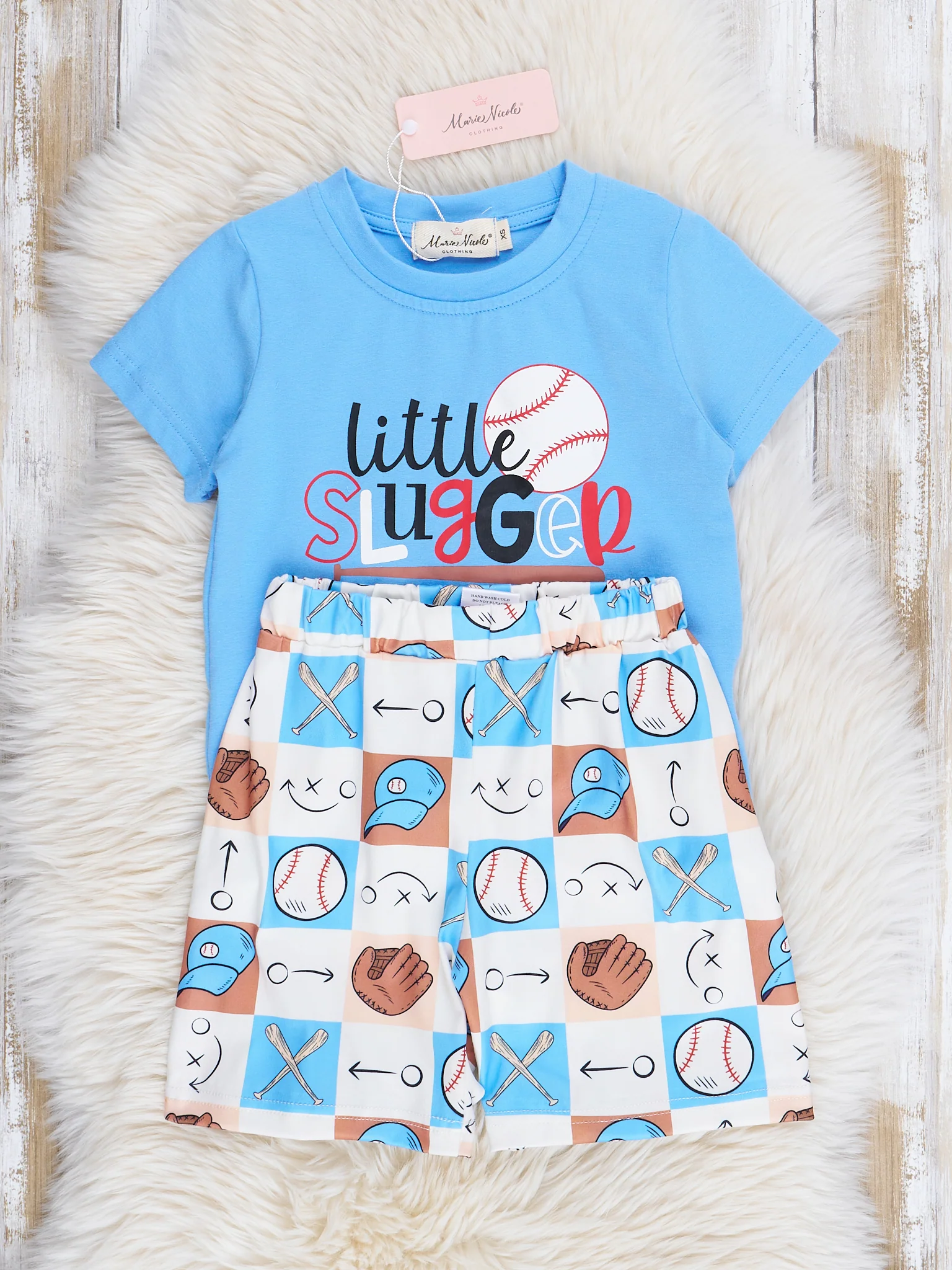 Red & Blue Little Slugger Outfit - Image 2
