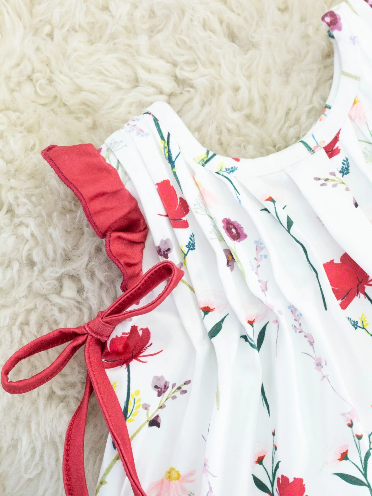 Red Polka Dot Poppy Bloomers Outfit - Image 4