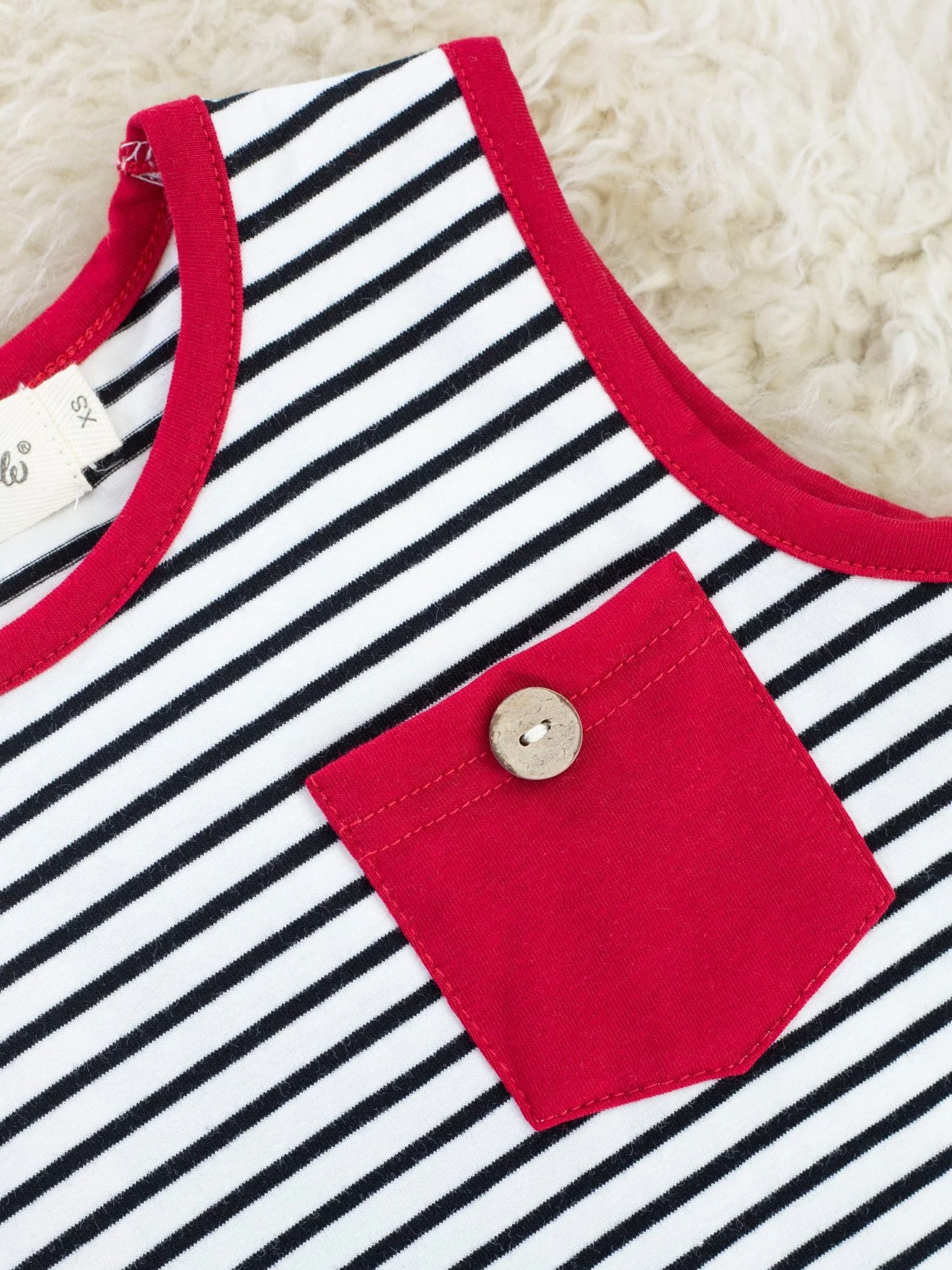Red Stripe Tank Outfit - Image 3