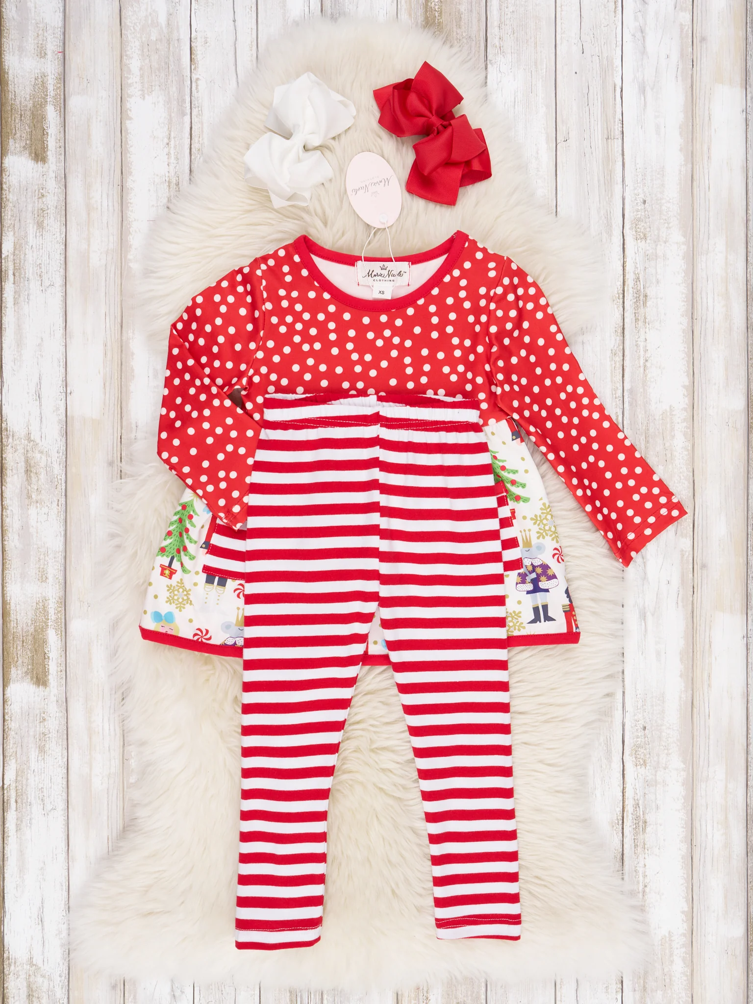 Red Striped Nutcracker Outfit - Image 2