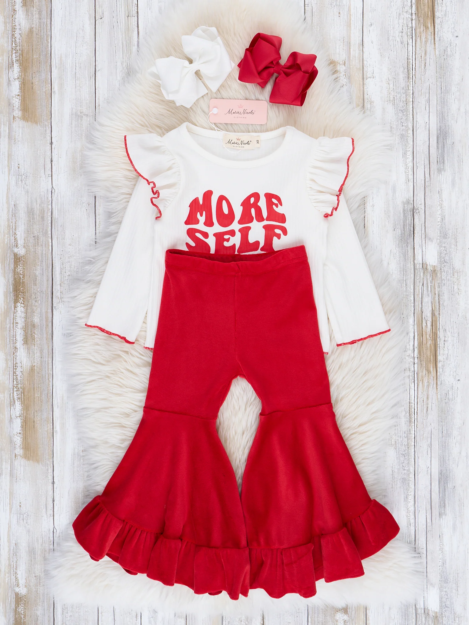 Red Velvet "More Self Love" Bell Bottom Outfit - Image 2