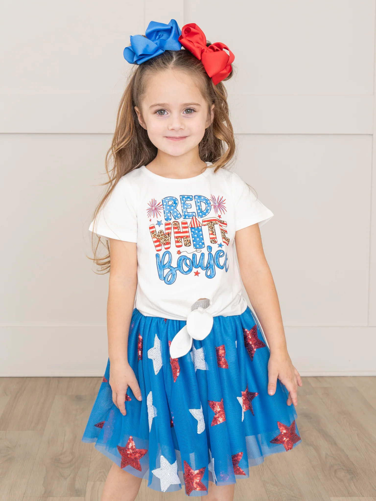 "Red White & Boujee" Tulle Outfit
