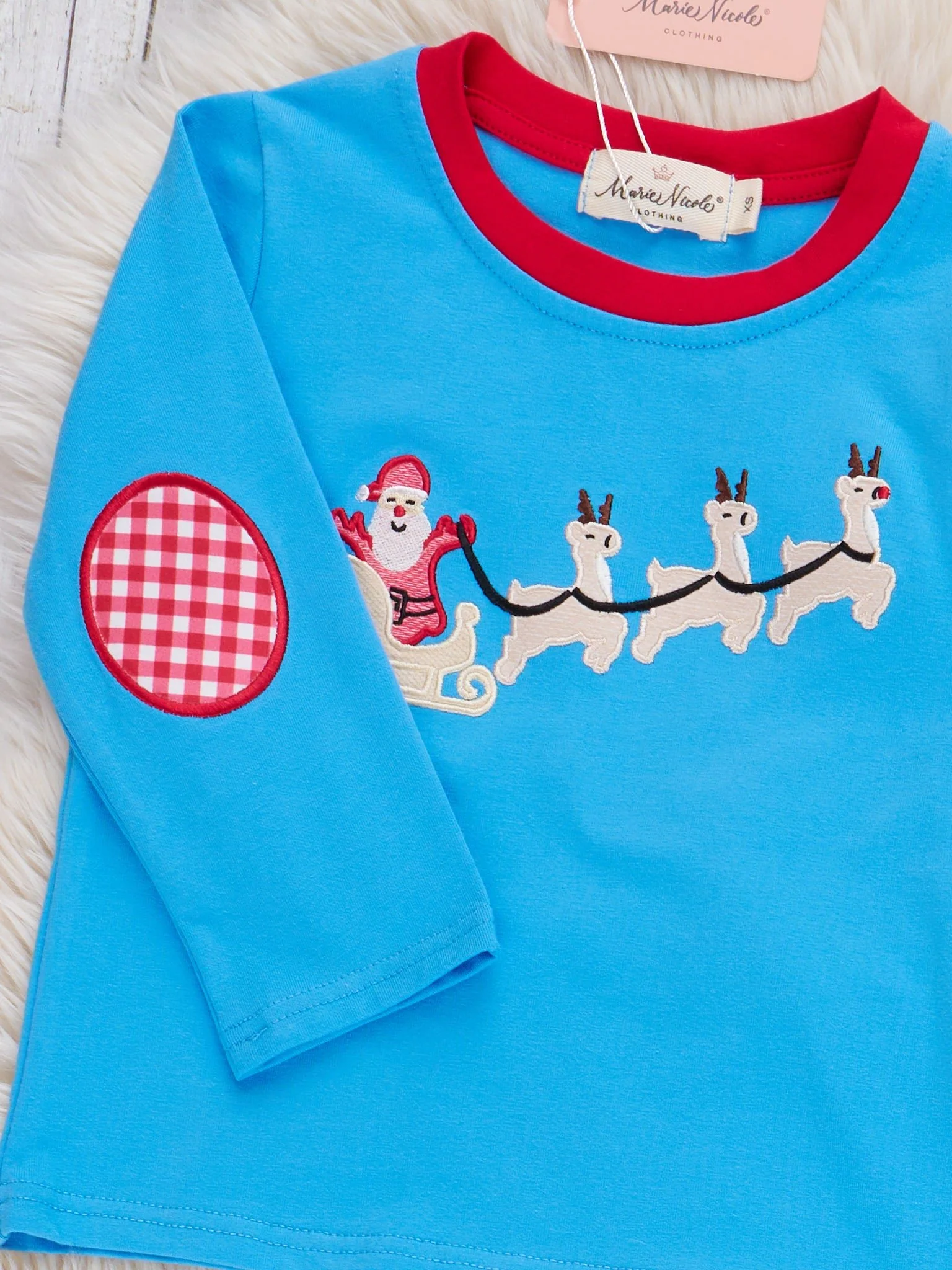 Reindeer Night Christmas Embroidered Outfit - Image 2