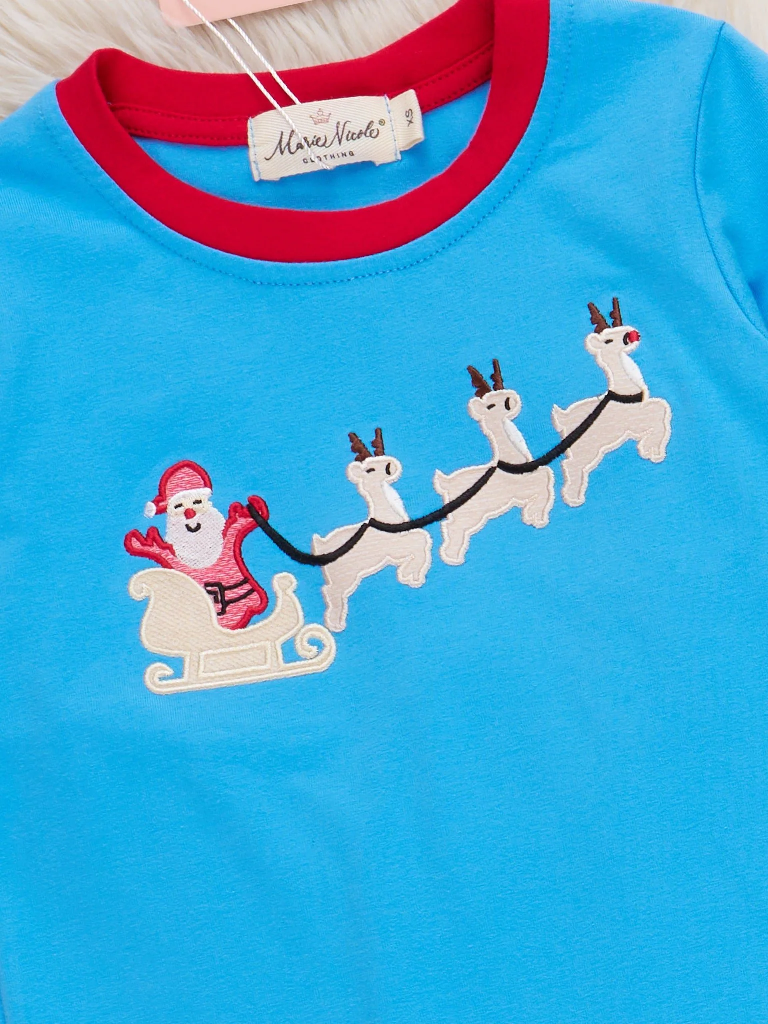 Reindeer Night Christmas Embroidered Outfit - Image 4