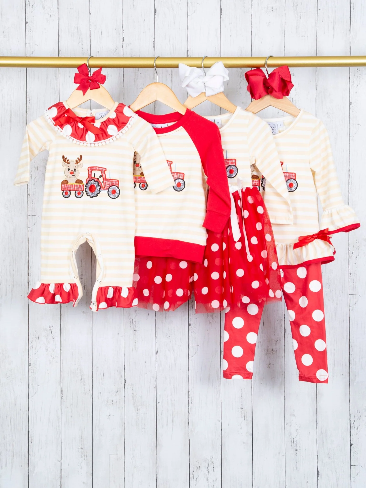 Reindeer Tractor Tulle Dress - Image 3