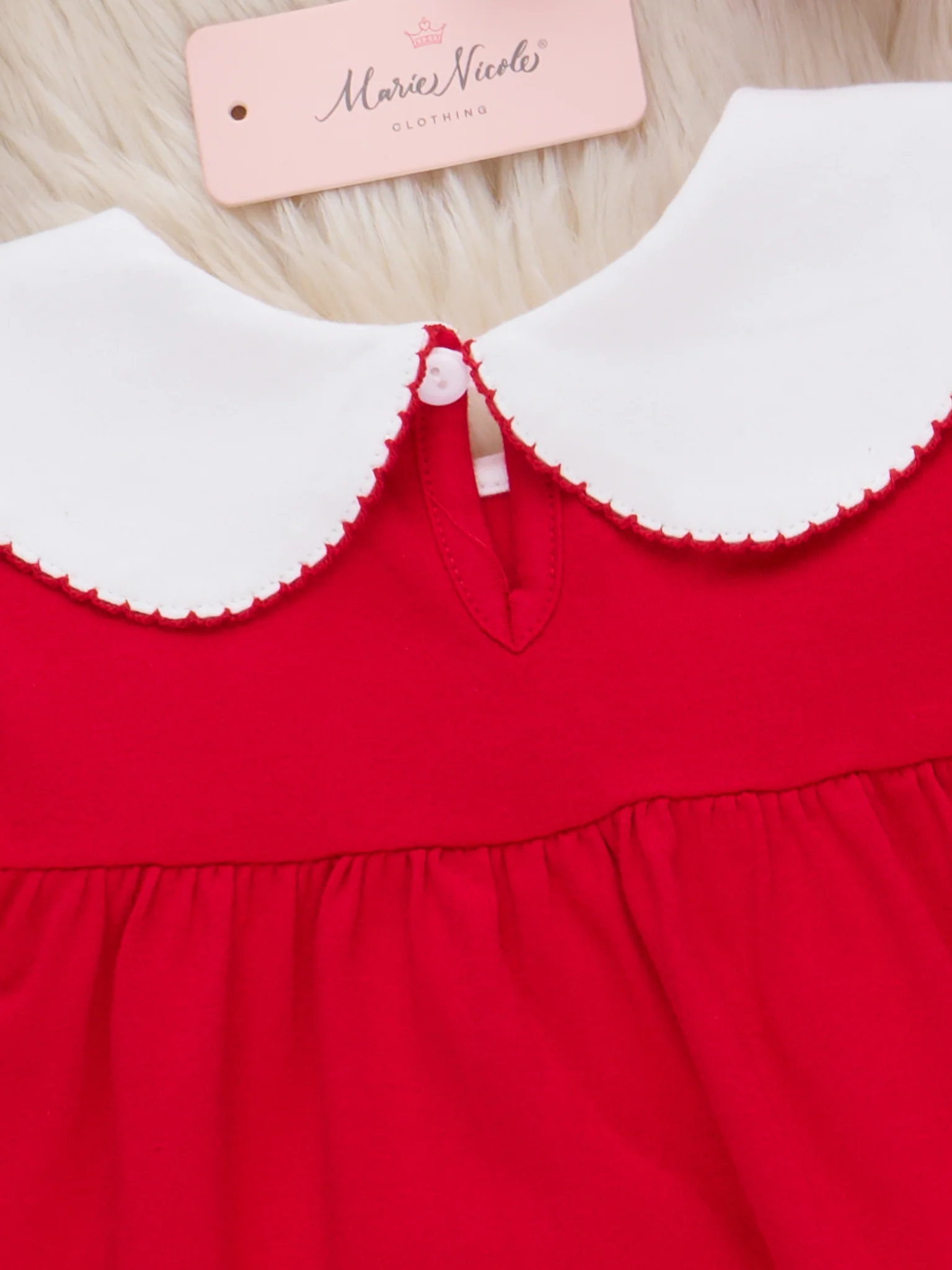 Ribbons & Hearts Embroidered Dress - Image 4