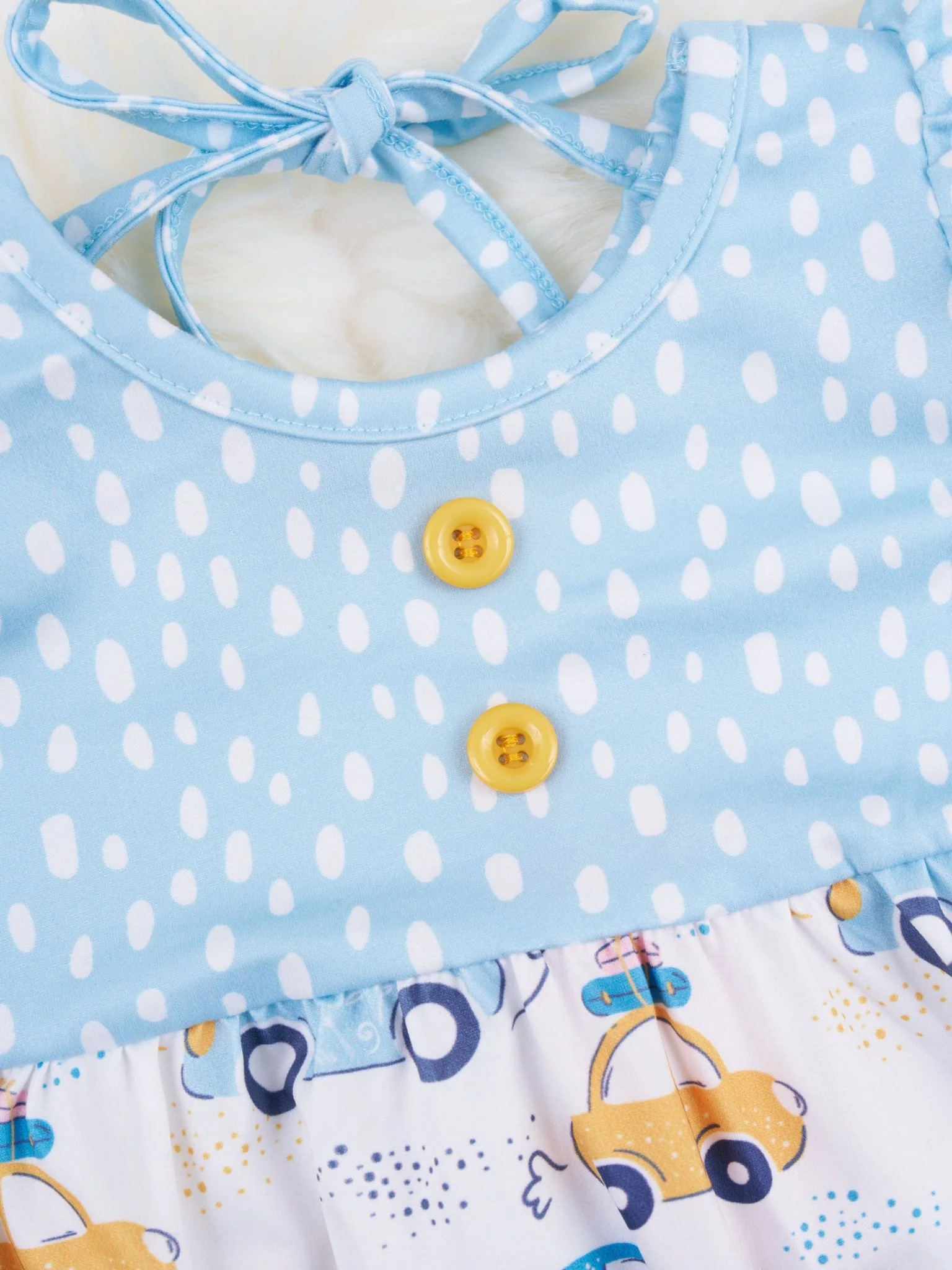 Road Trip Ruffle Bubble Romper - Image 3