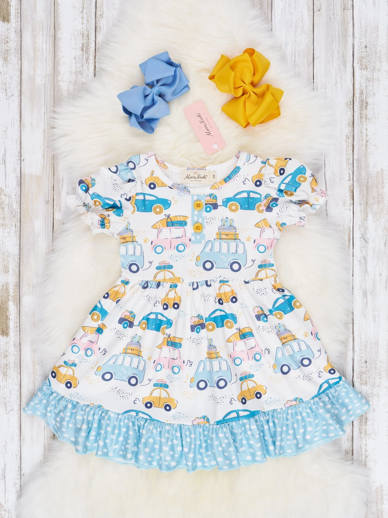 Road Trip Ruffle Dress