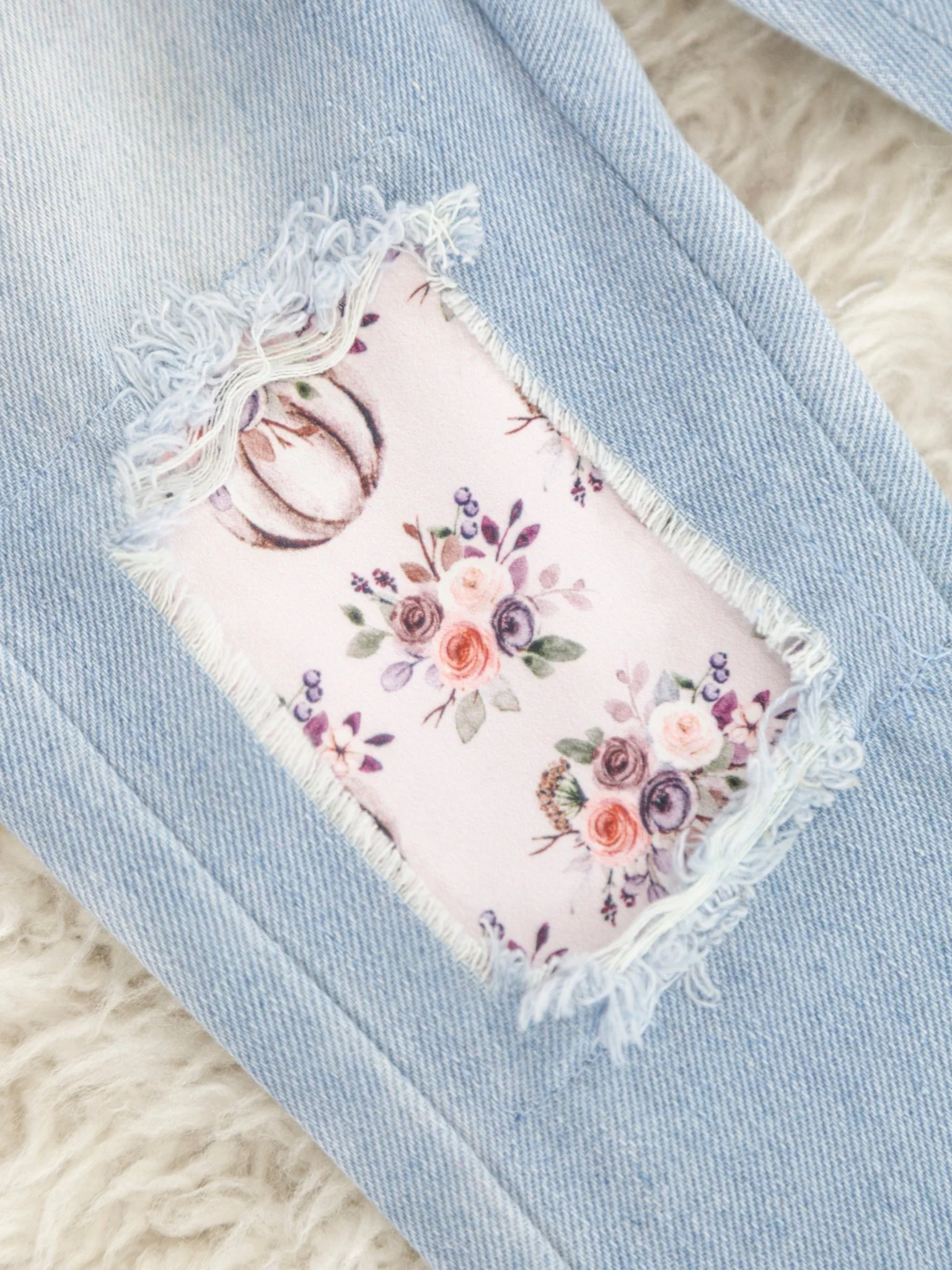 Rose Pink Ruffle Top & Distressed Denim Outfit - Image 4