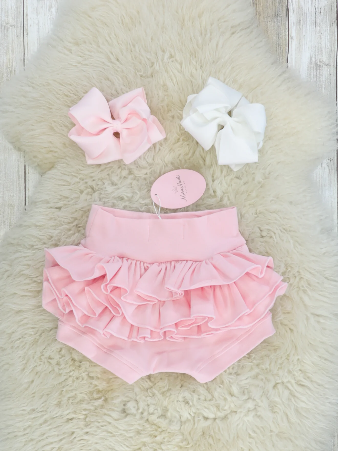 Ruffle Bloomer - Icy Pink - Image 2