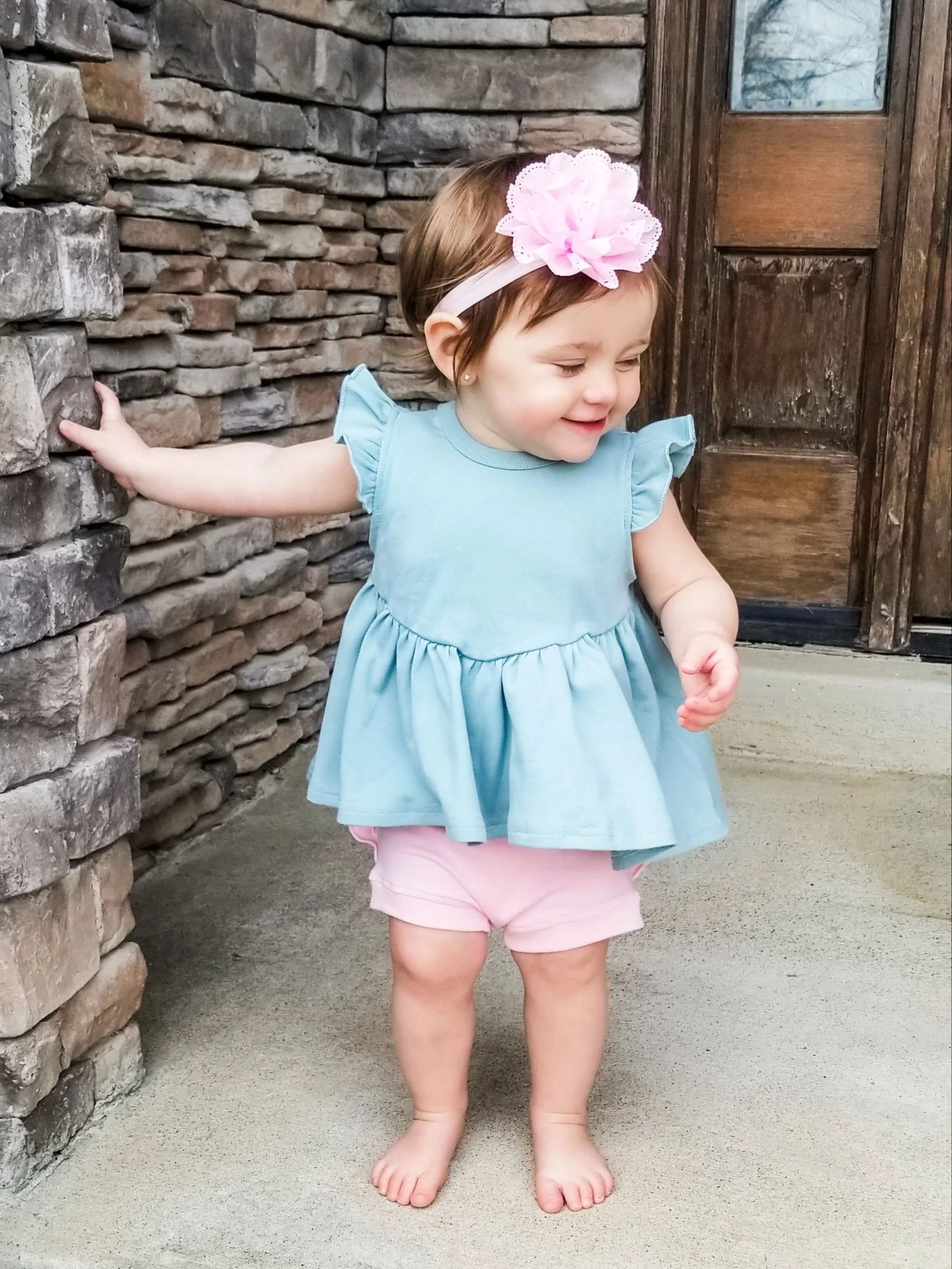 Ruffle Bloomer - Icy Pink - Image 6