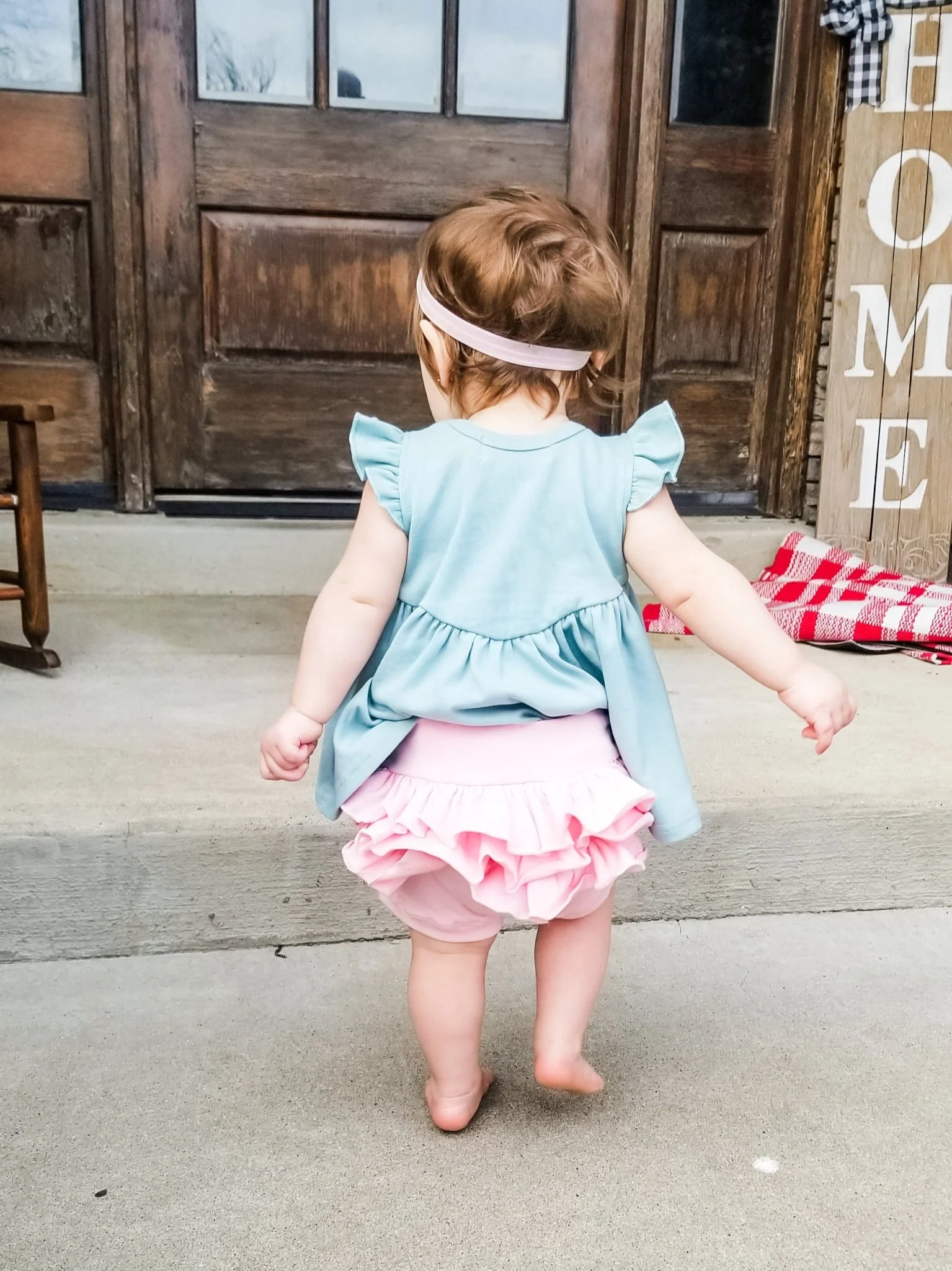 Ruffle Bloomer - Icy Pink - Image 7