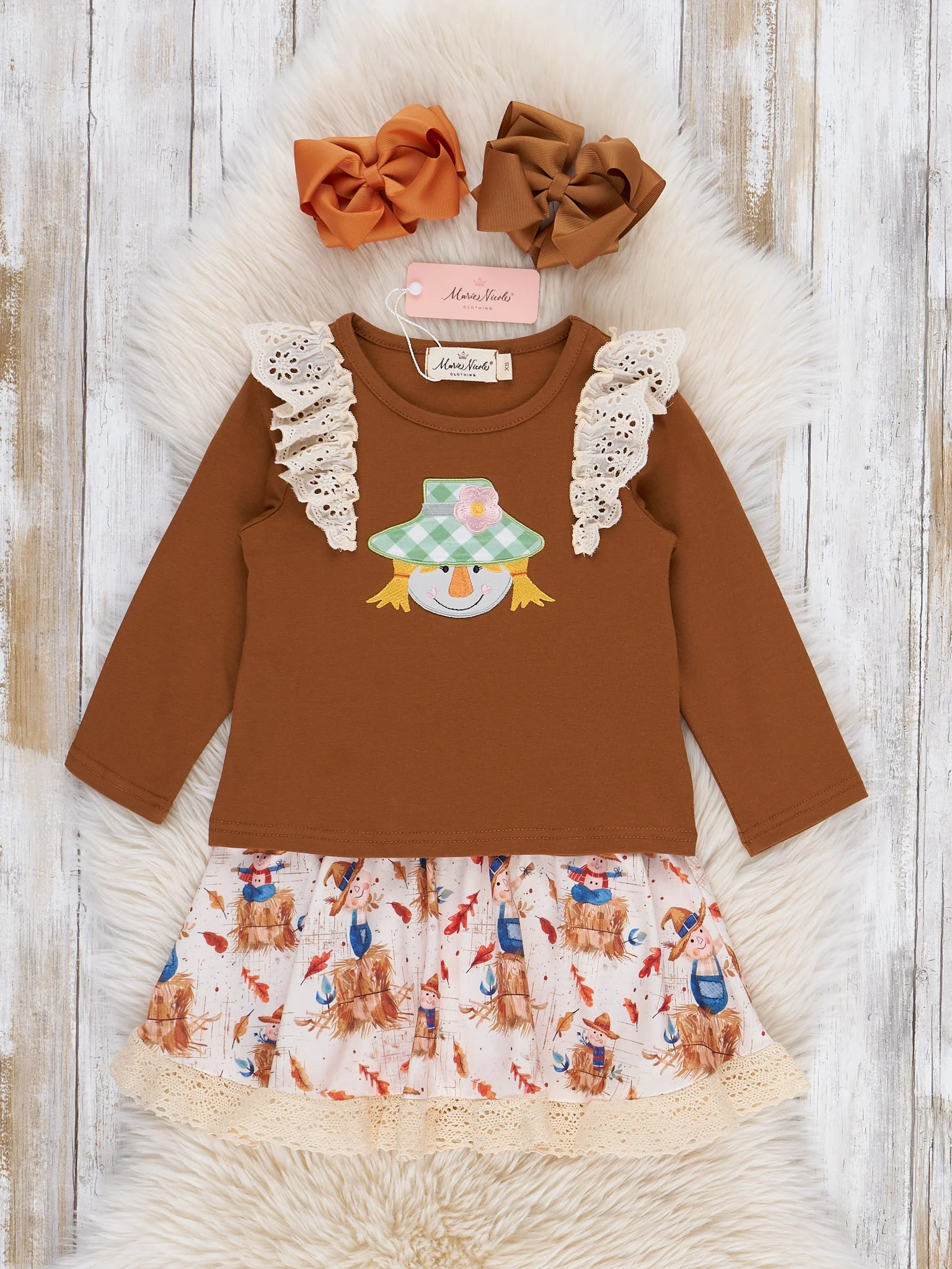 Rustic Charm Scarecrow Lace Outfit - Image 2