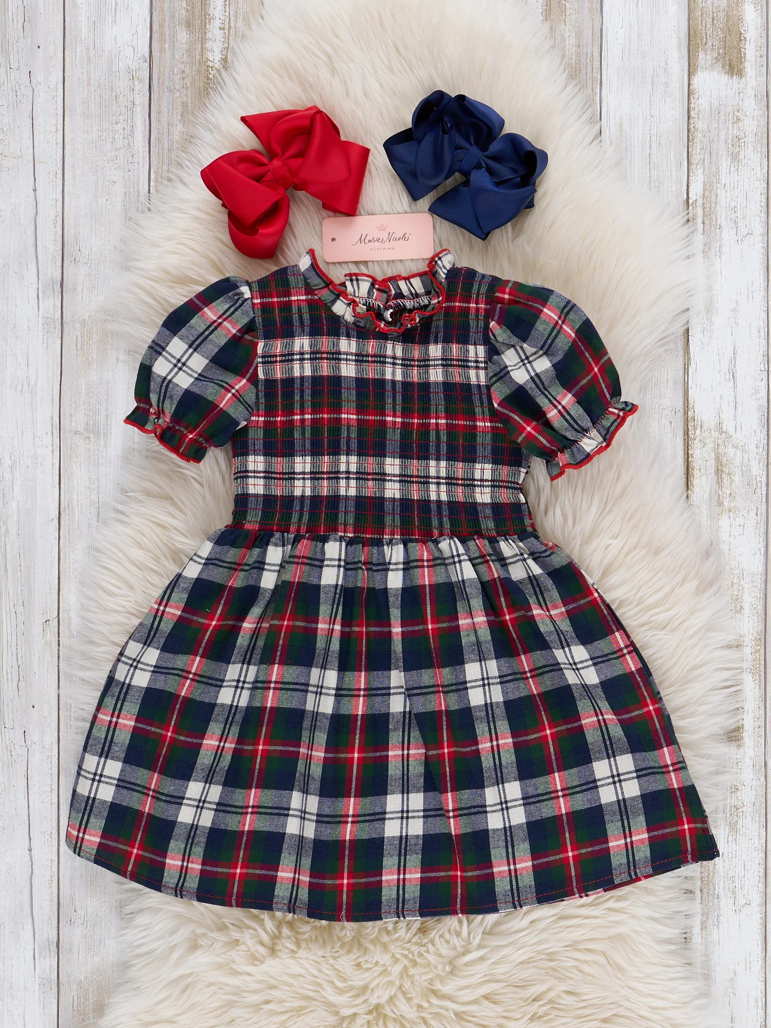 Rustic Check Dress - Image 2