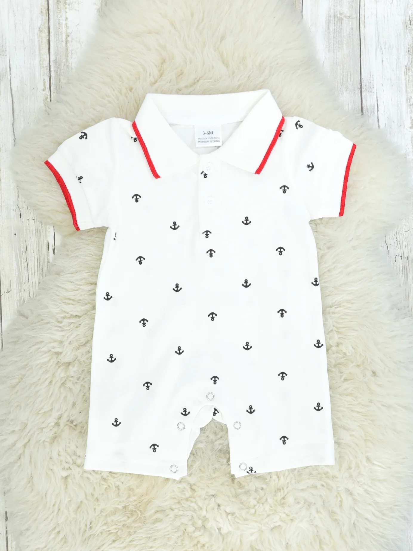 Sailboat Polo Romper