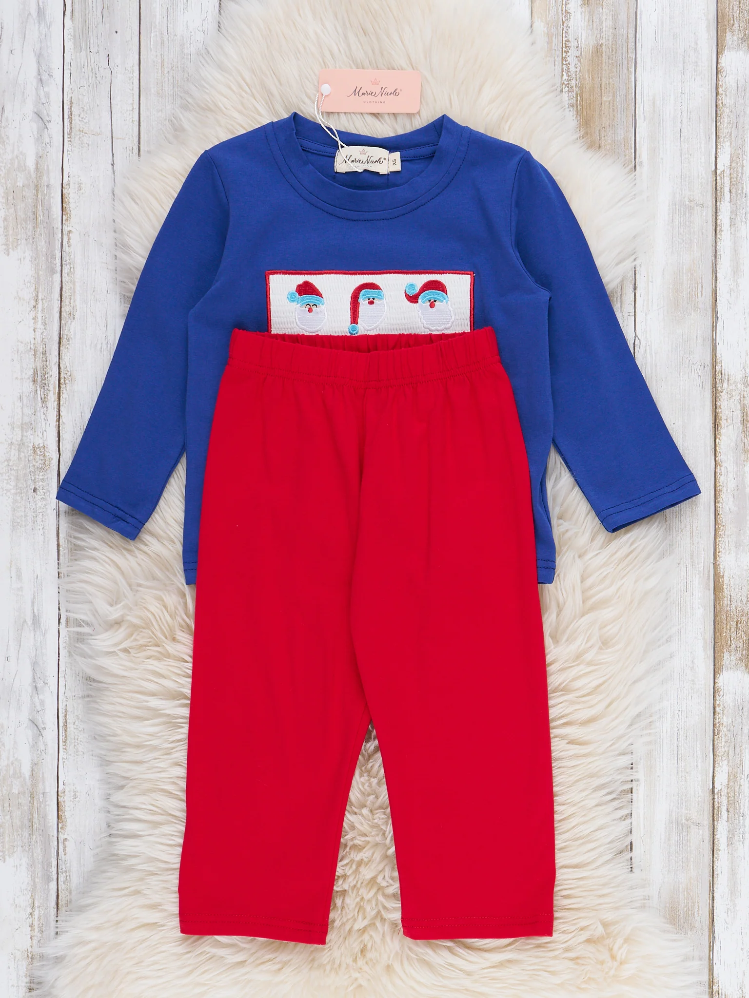 Santa Parade Smocked Outfit - Image 3