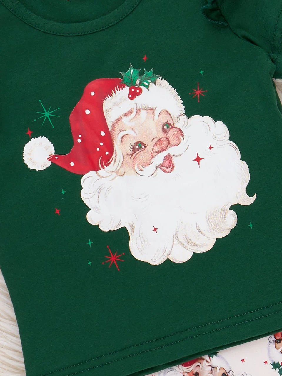 Santa Pom Pom Bell Bottom Outfit - Image 2