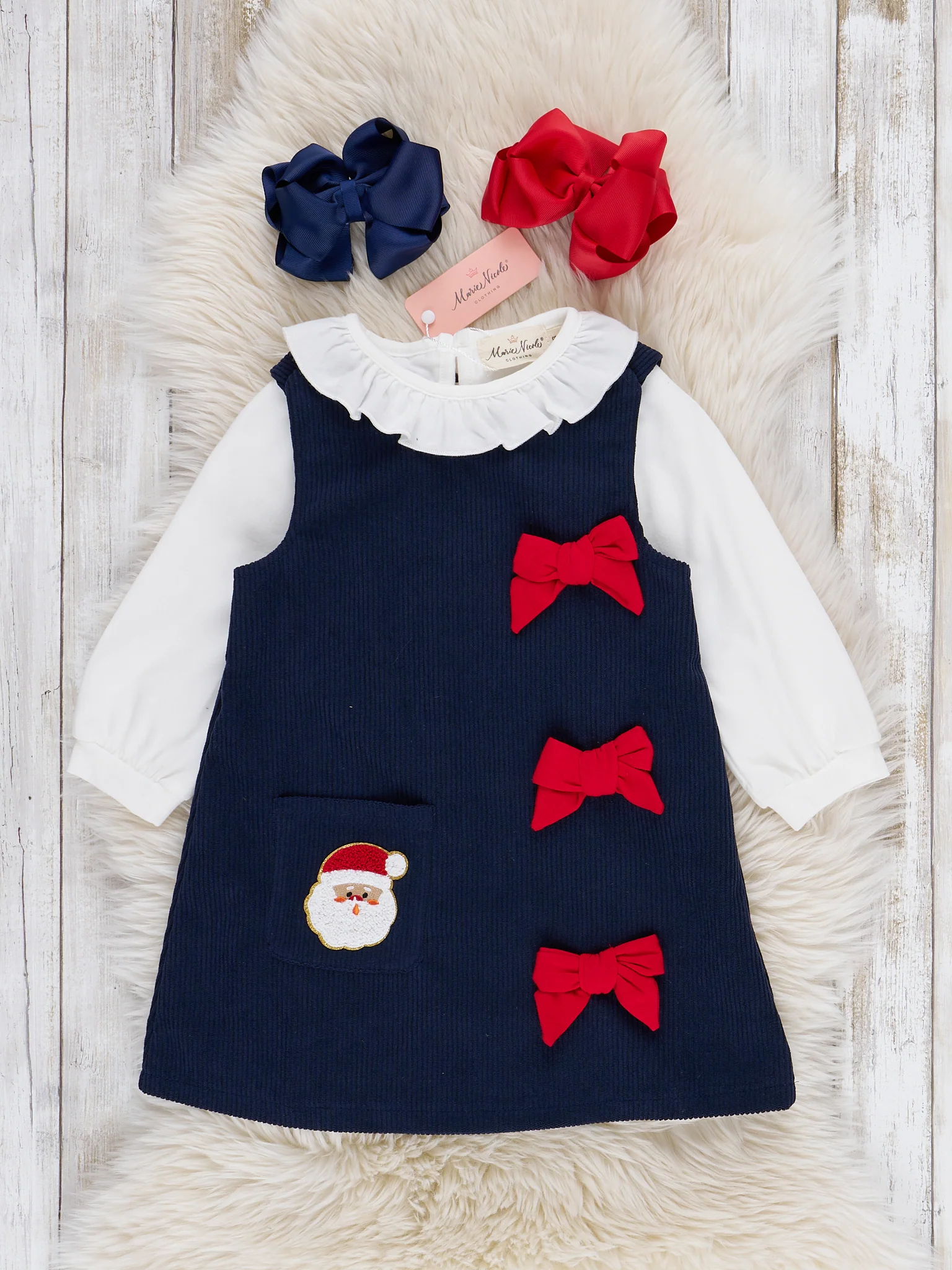 Santa’s Little Pocket Skirtall Outfit - Image 2