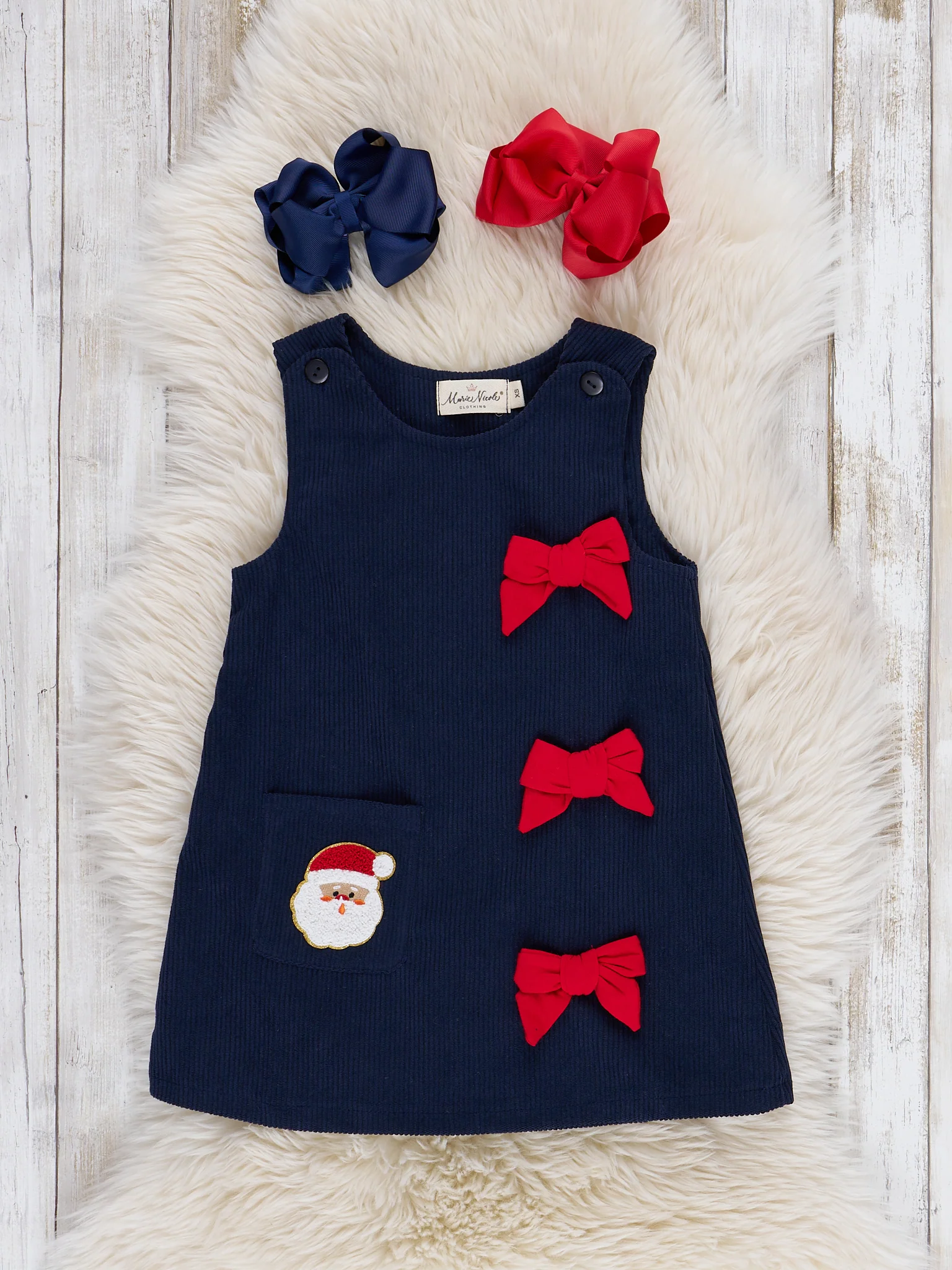 Santa’s Little Pocket Skirtall Outfit - Image 3