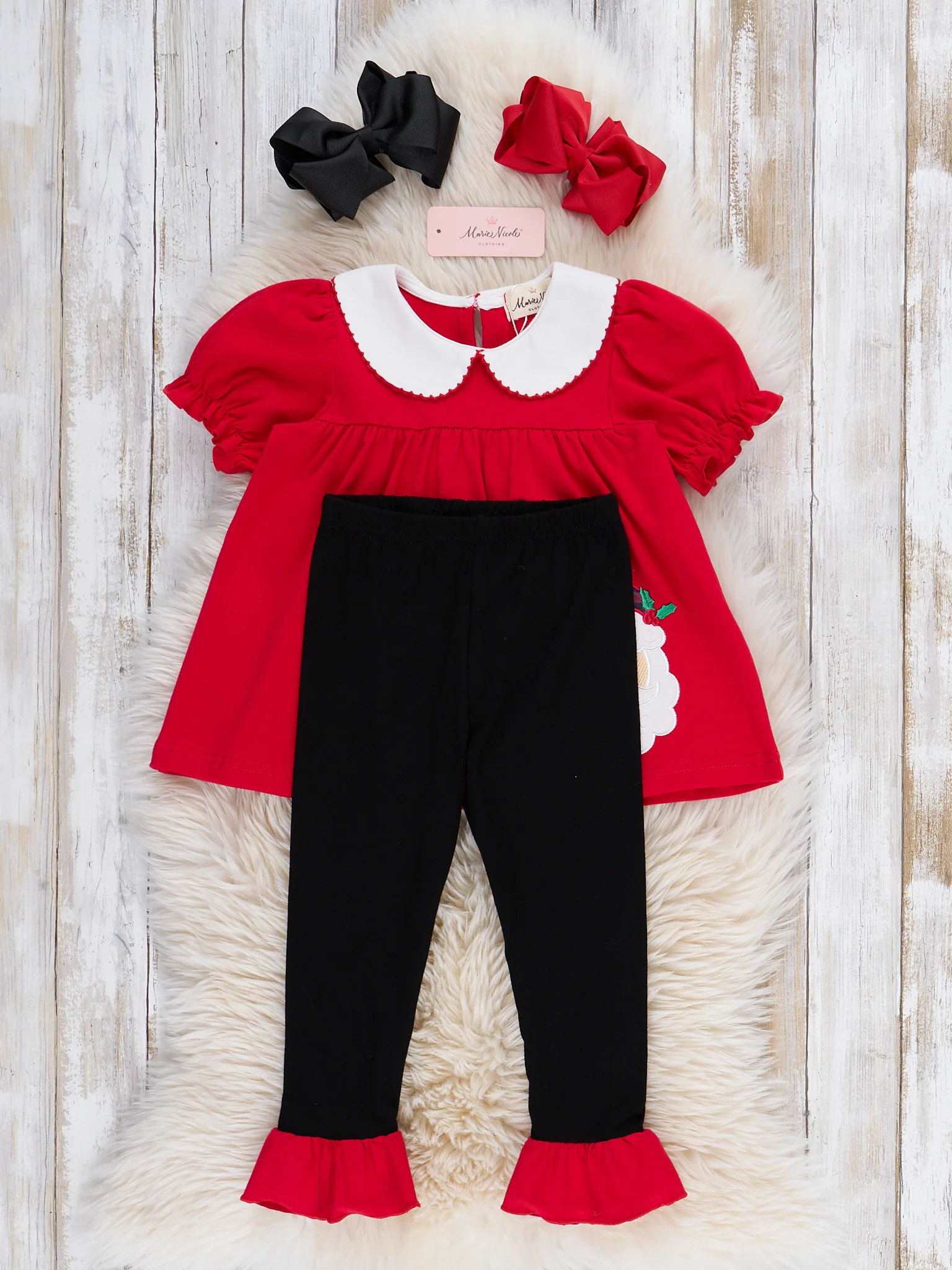 Santa Sweetie Embroidered Outfit - Image 4