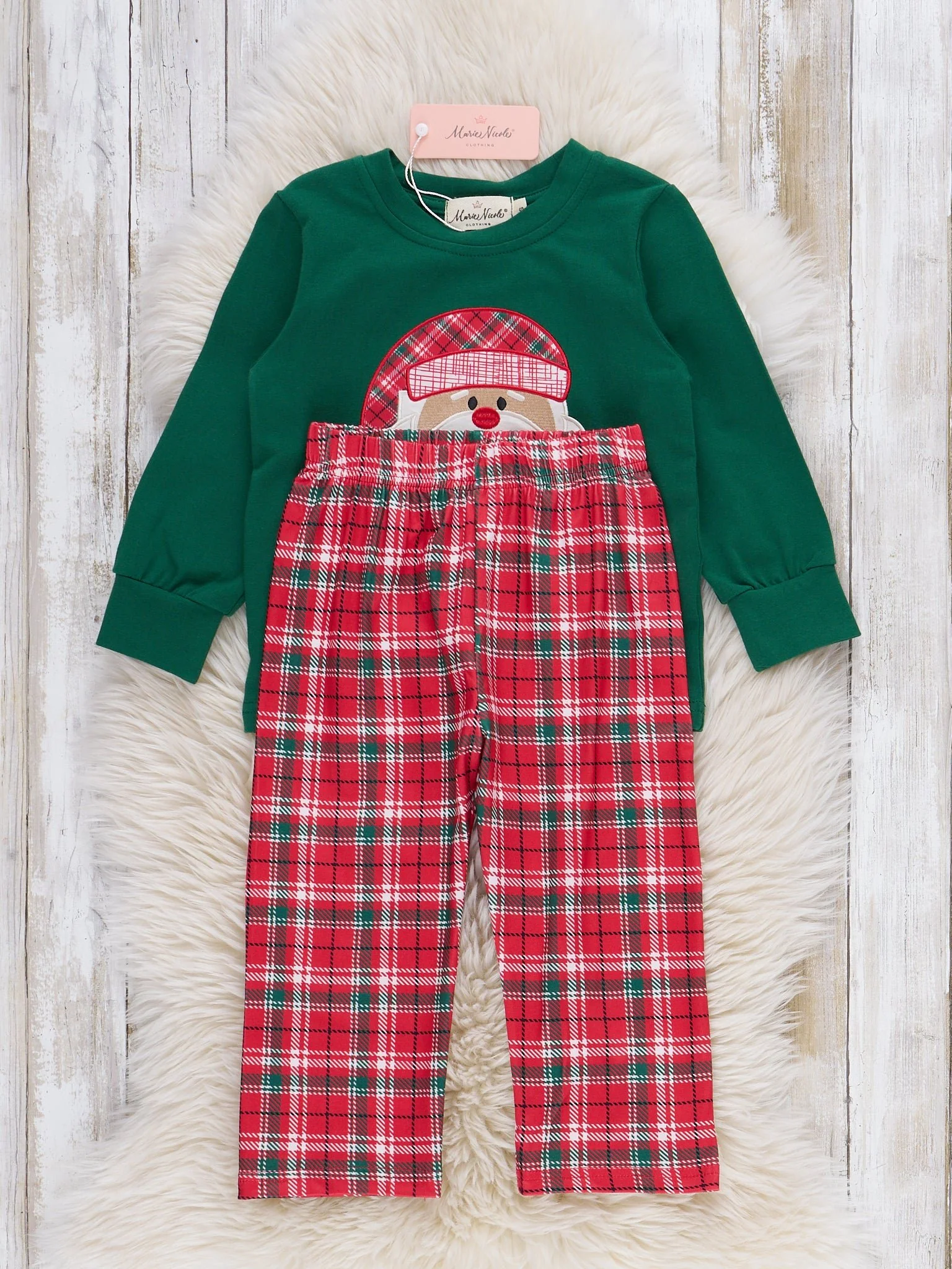 Santa's Little Elf Embroidered Outfit - Image 2