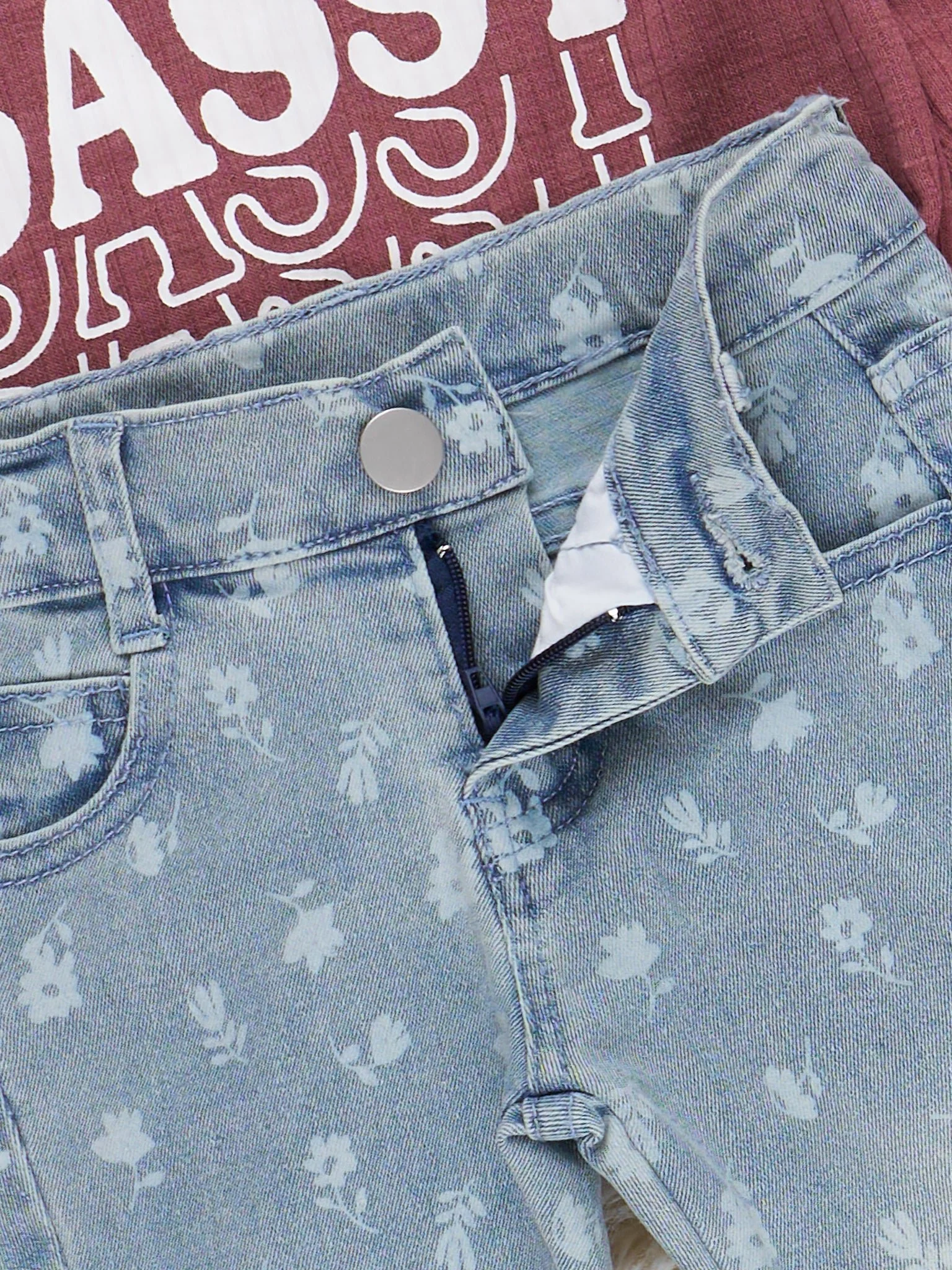 "SASSY" Denim Bell Bottom Outfit - Image 5