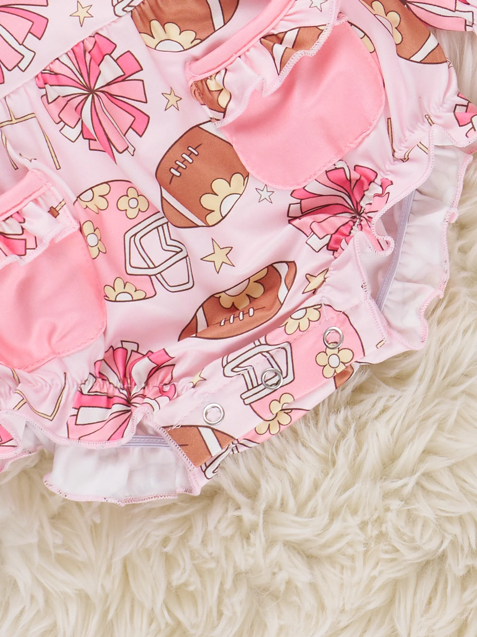 Sassy Snap Ruffle Romper - Image 2