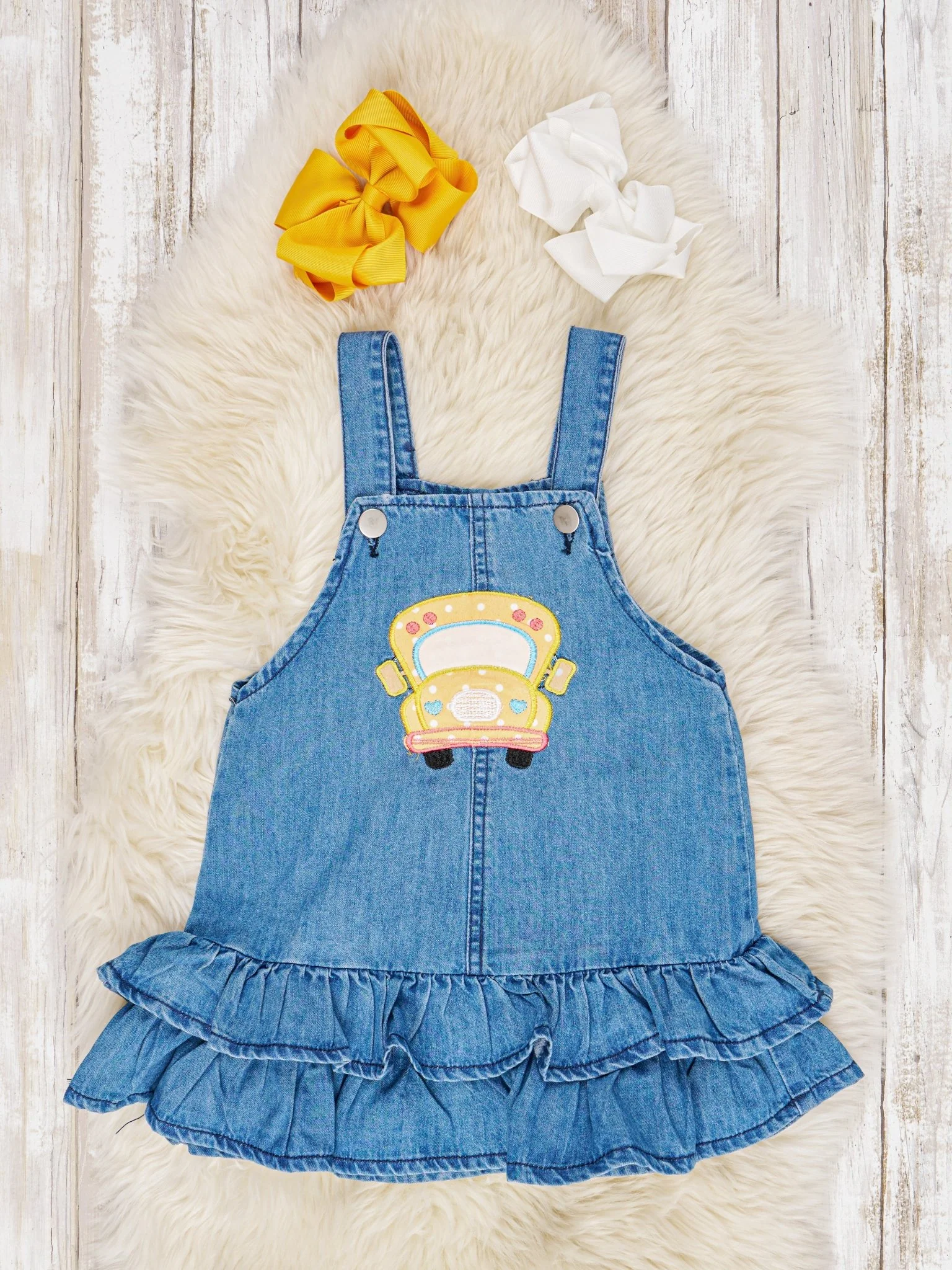 School Bus Denim Dress Set - Image 2