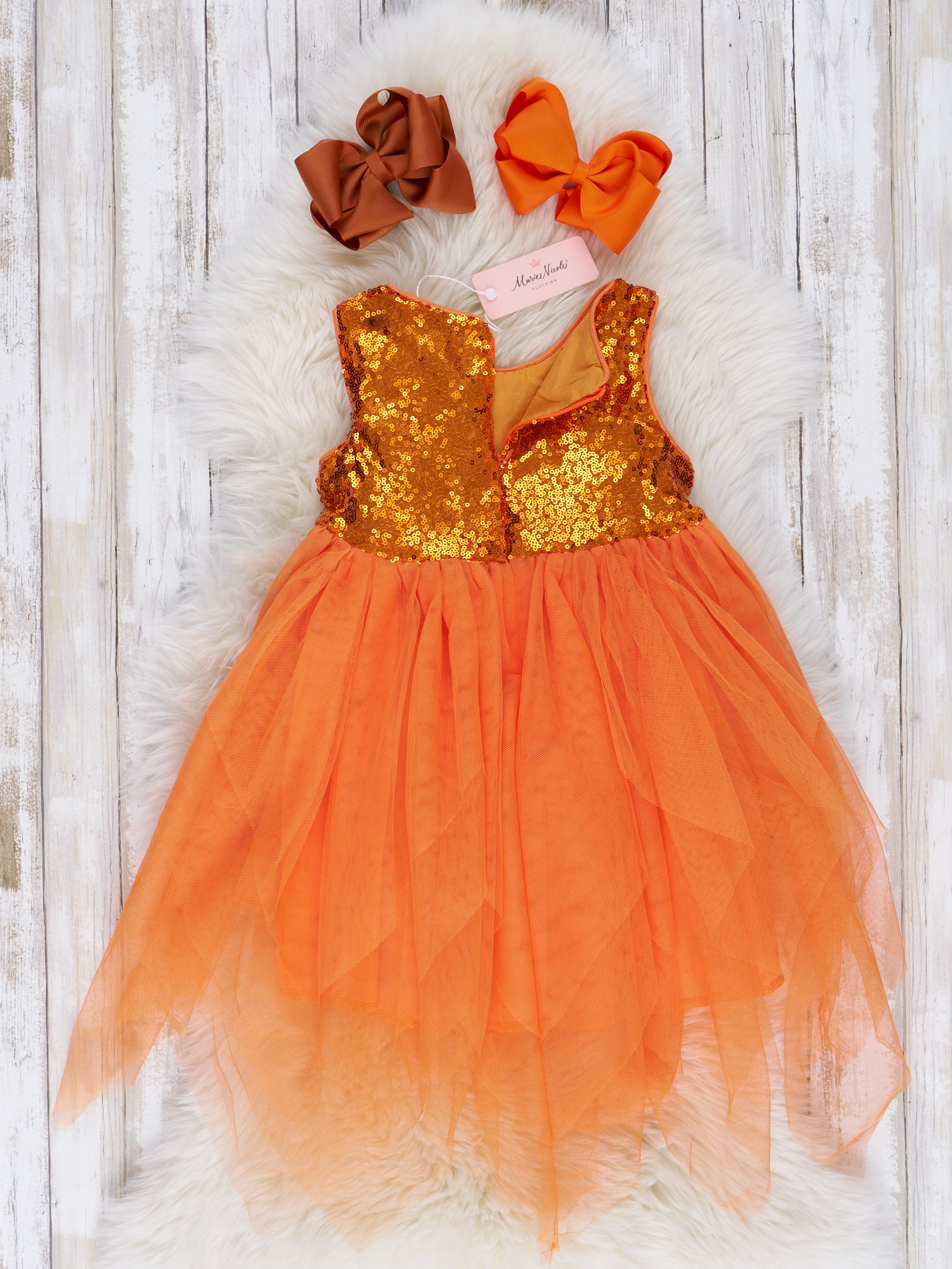 Sequin Tulip Hem Tulle Dress - Image 3