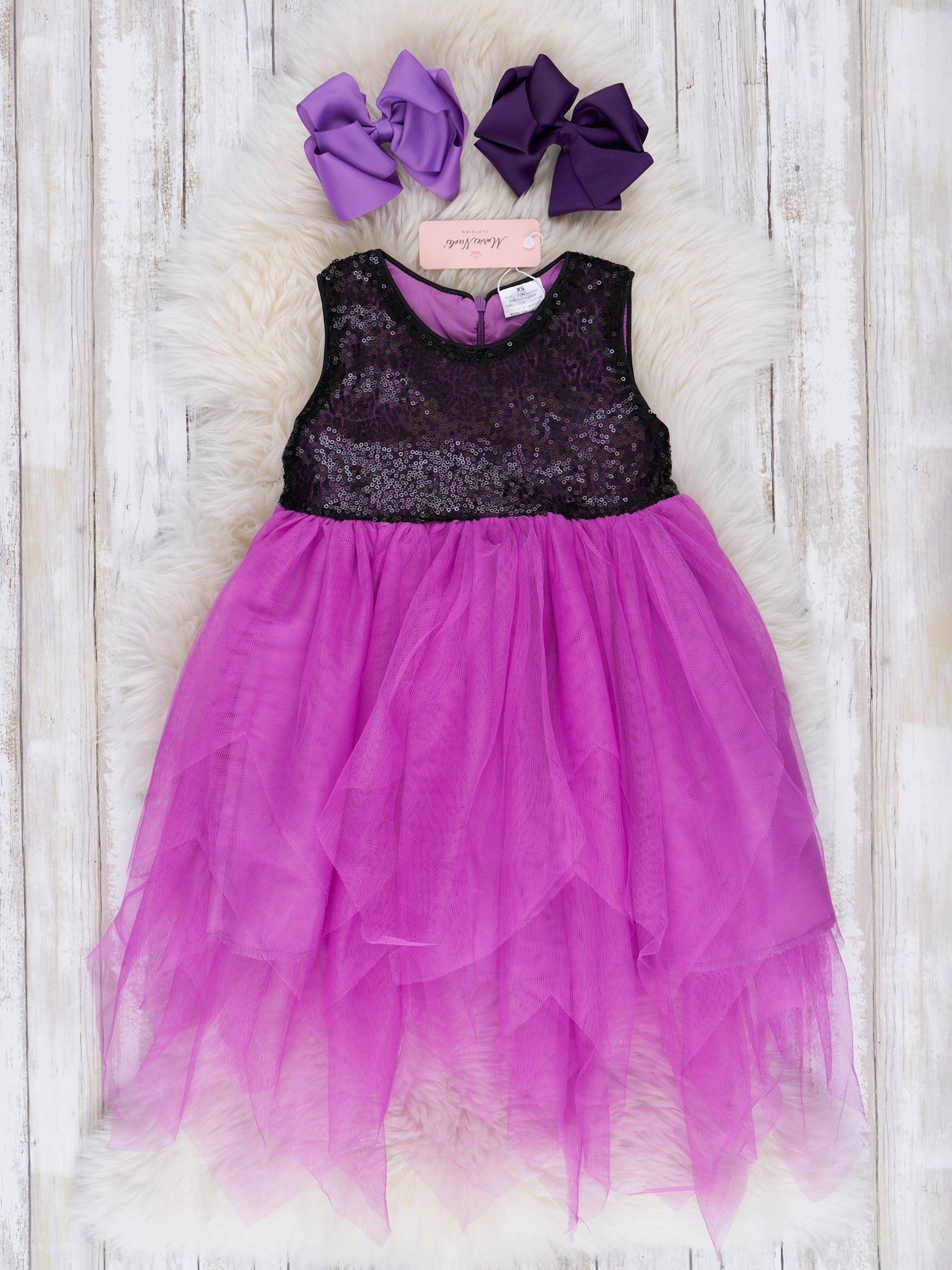 Sequin Tulip Hem Tulle Dress - Image 4