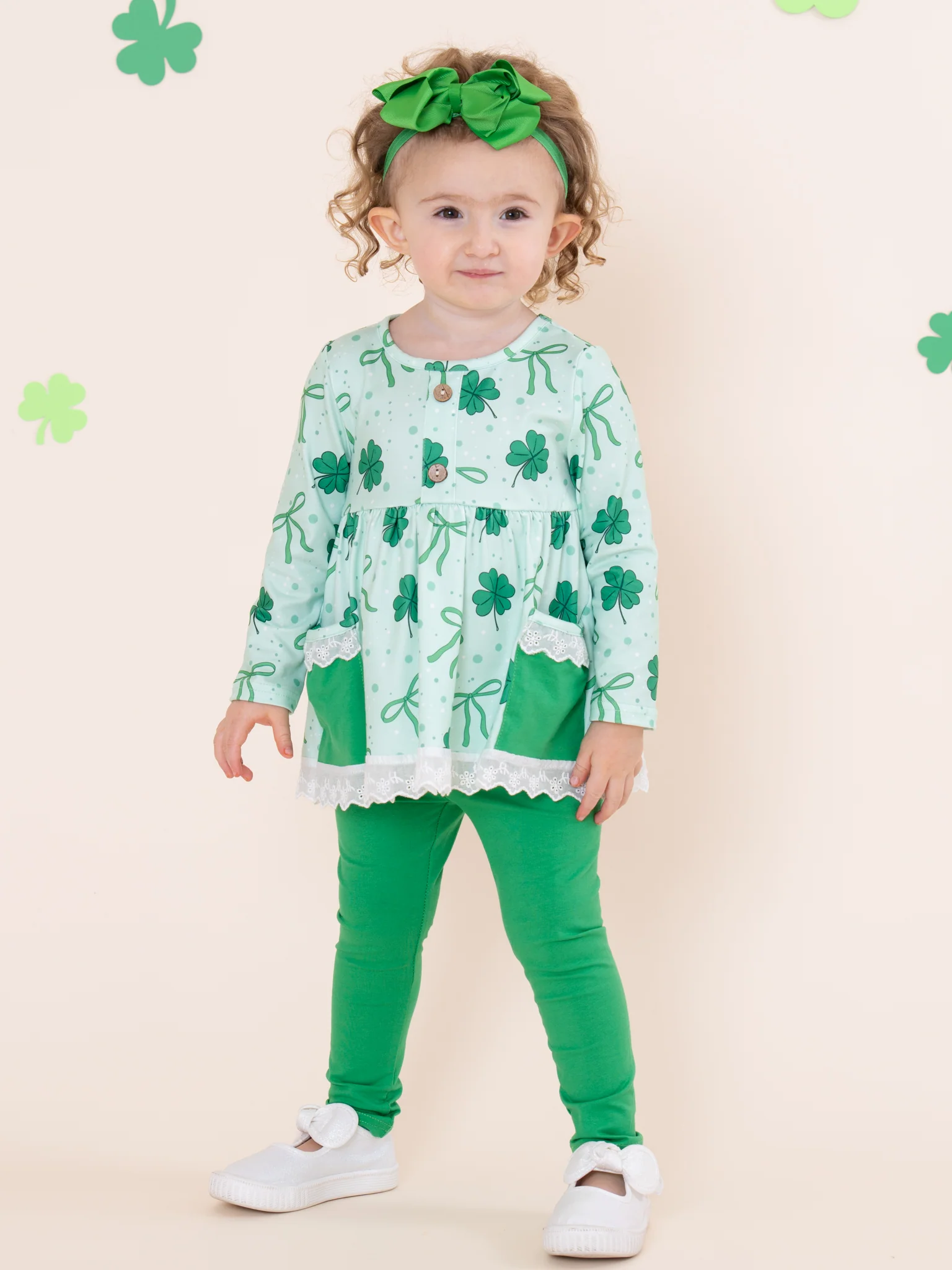 Shamrock Bow Delight Outfit - Image 5