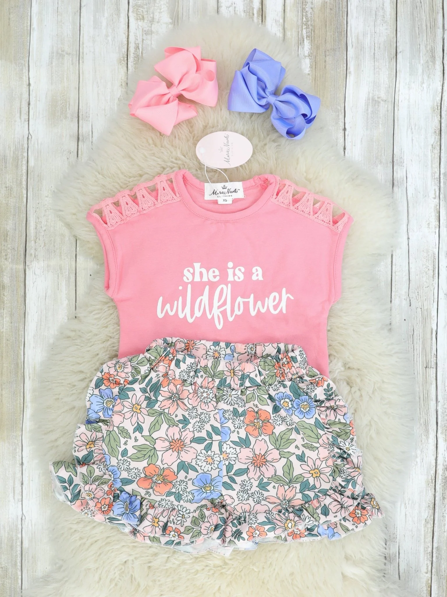 "She Is A Wildflower" Floral Outfit - Image 2