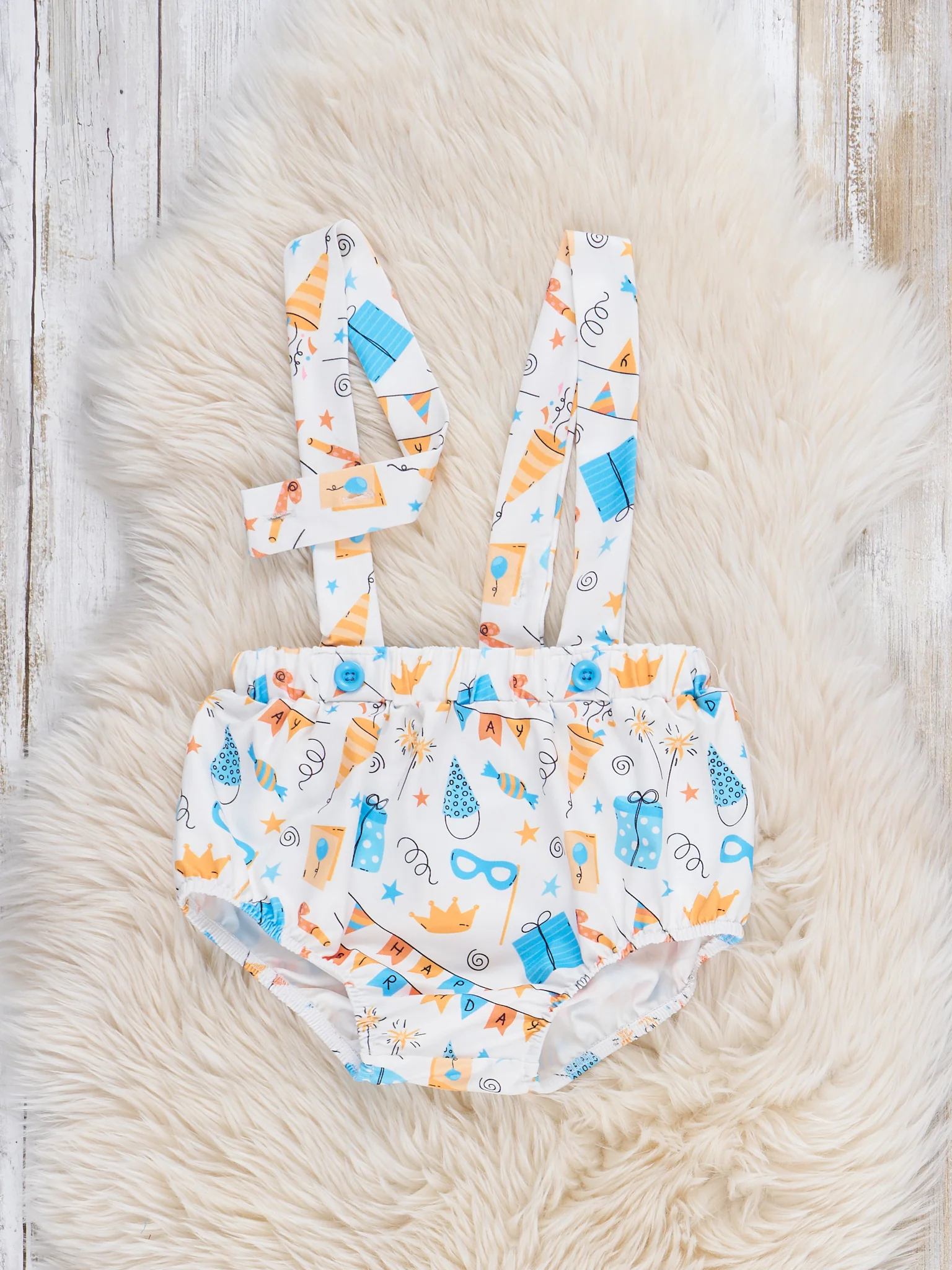 Shine Bright Birthday Bloomers Outfit - Image 4