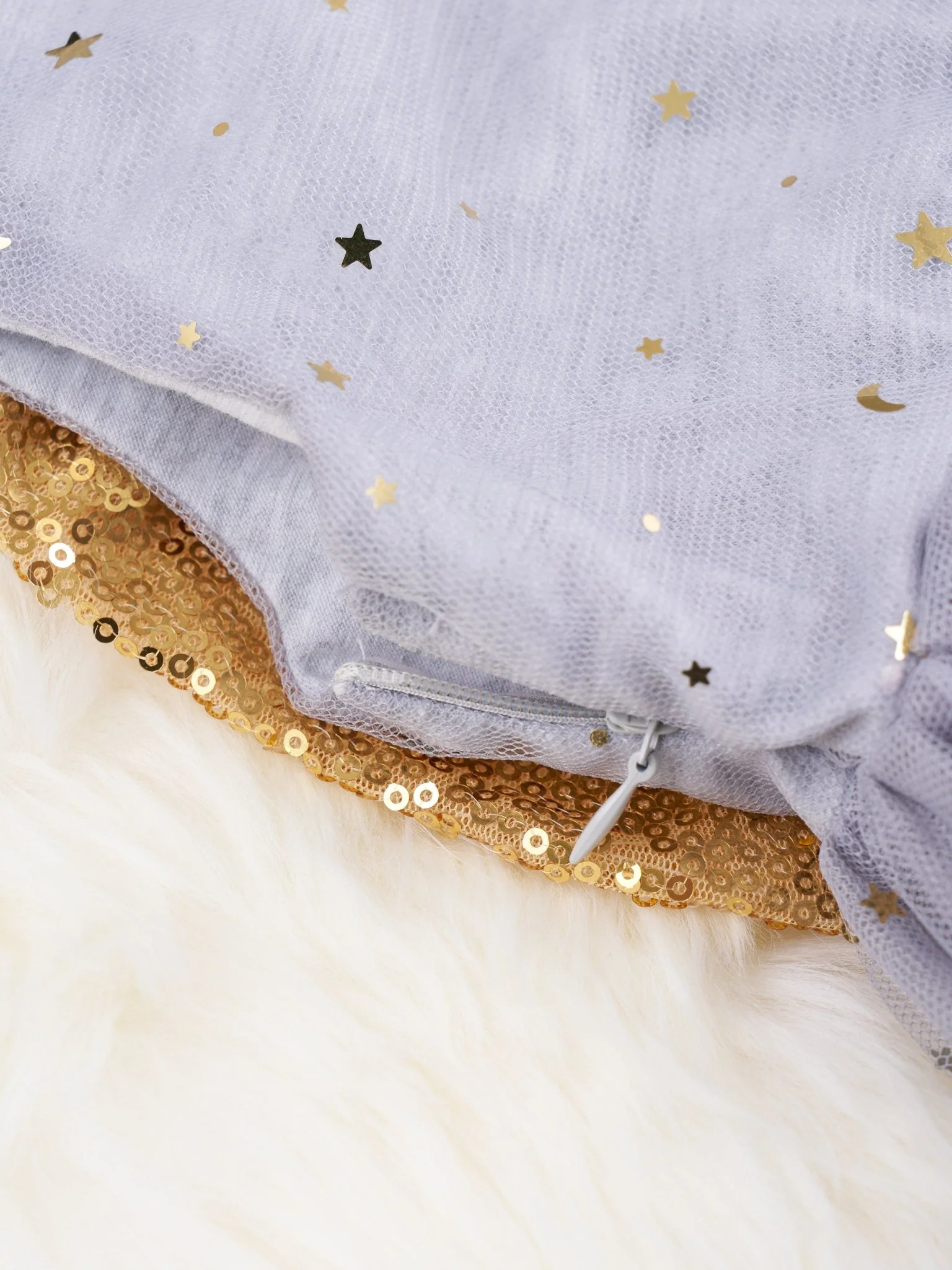 Silver Sparkly Tulle Tank Dress - Image 3