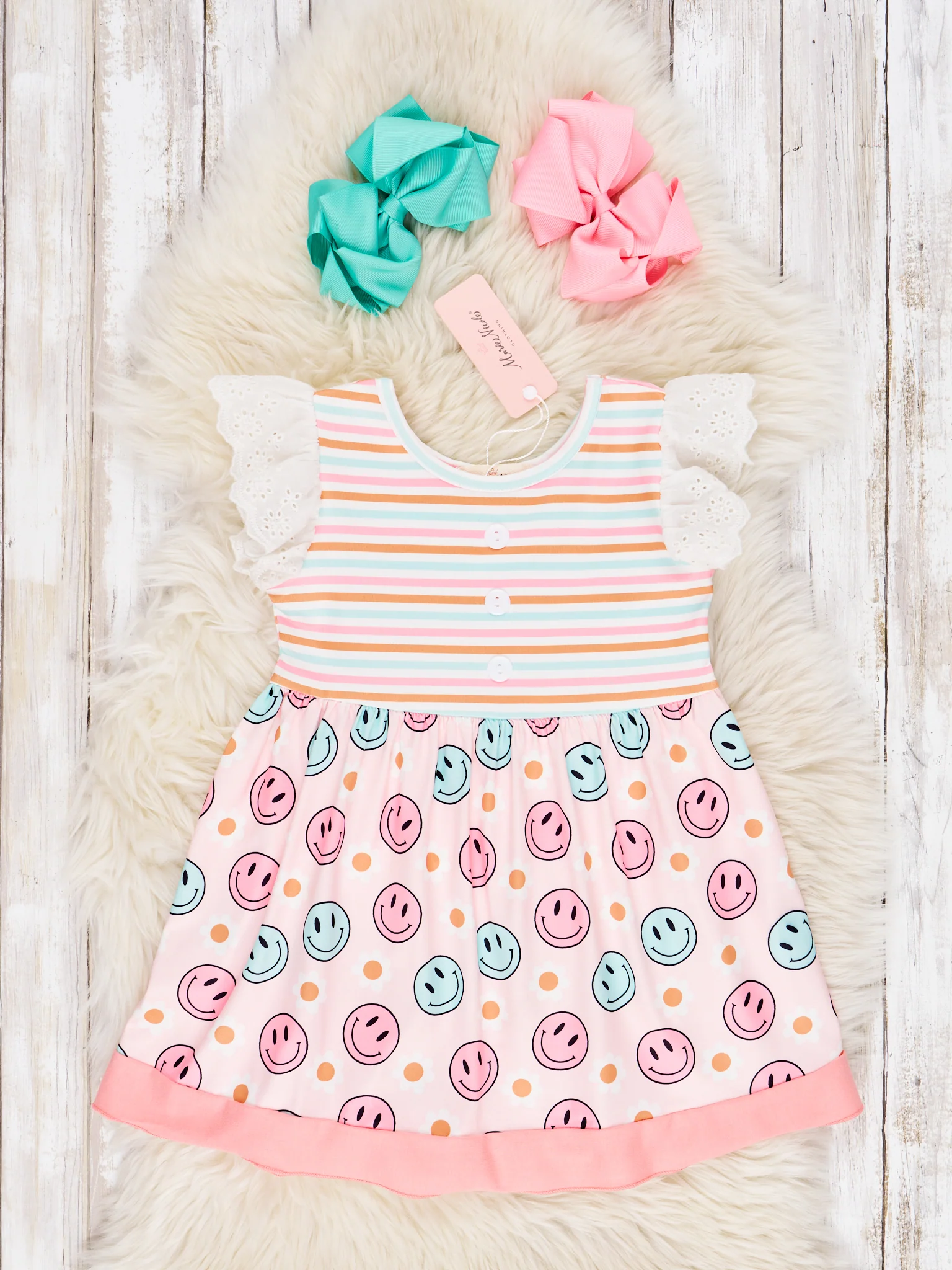 Smiles & Daisies Ruffle Dress