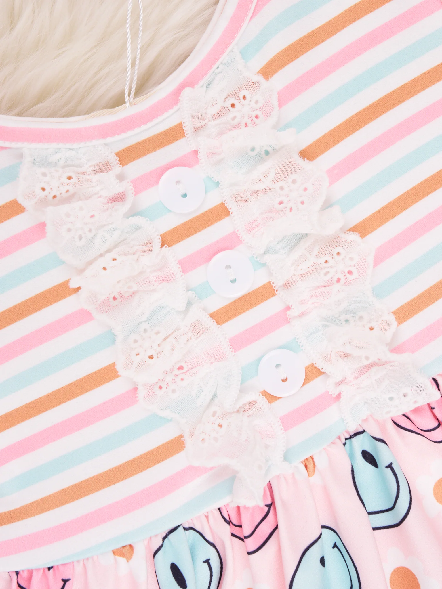 Smiles & Daisies Ruffle Dressy Romper - Image 2
