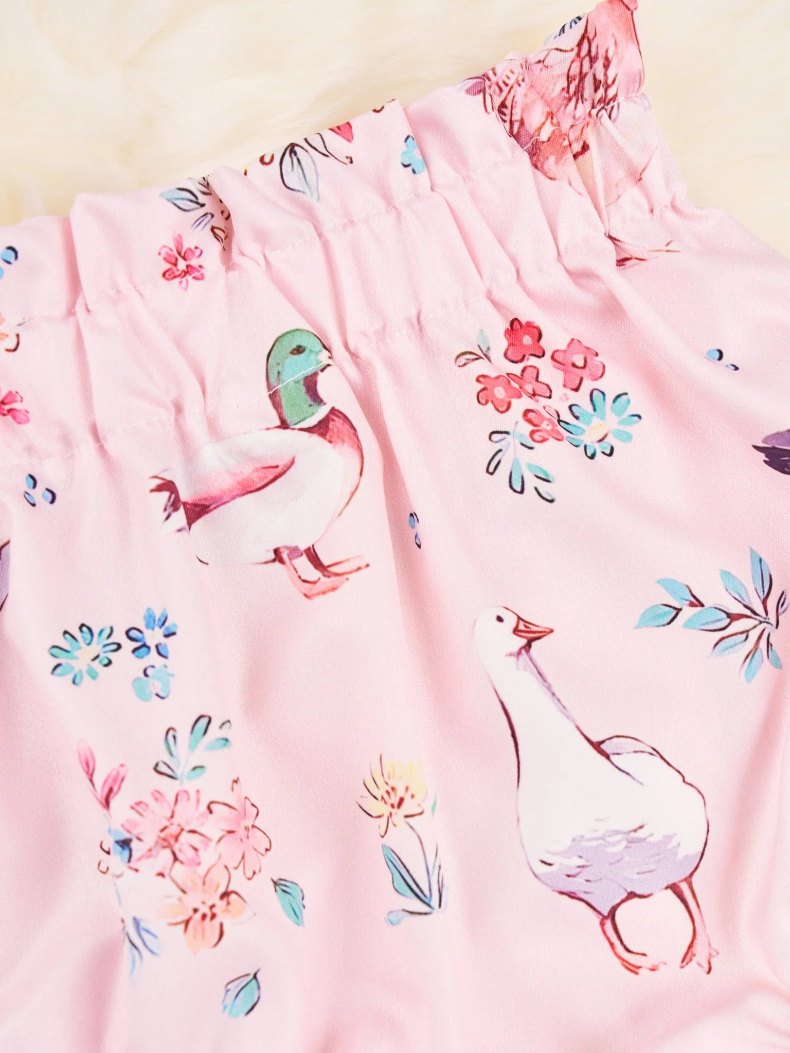Smocked Chicken Ruffle Bloomers Outfit - Image 4