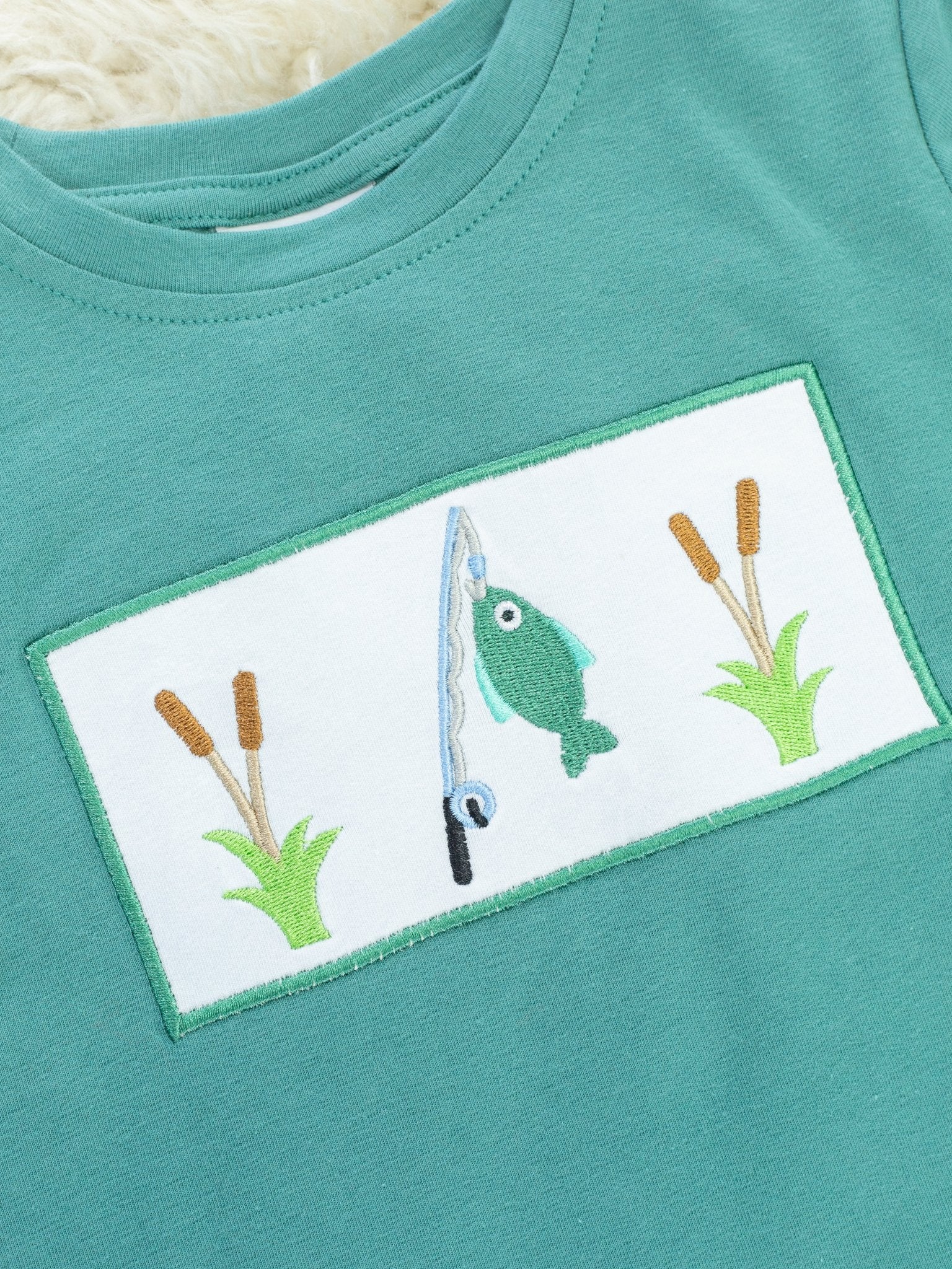 Smocked Fishing Outfit - Image 3