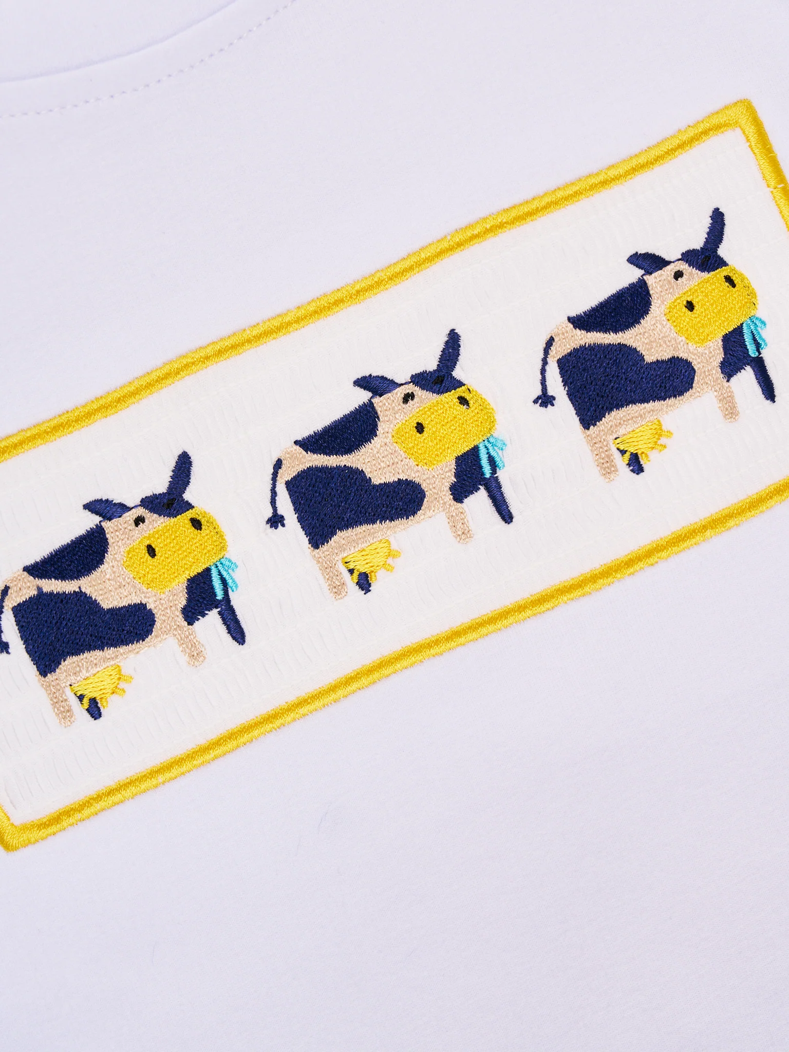 Smocked Happy Cow Outfit - Image 3